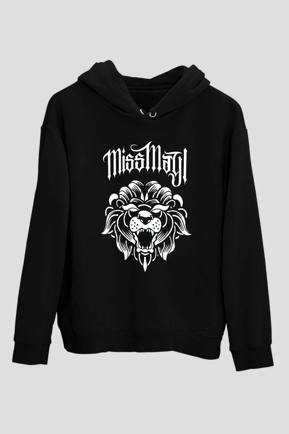 Miss May I Siyah Unisex Kapüşonlu Sweatshirt