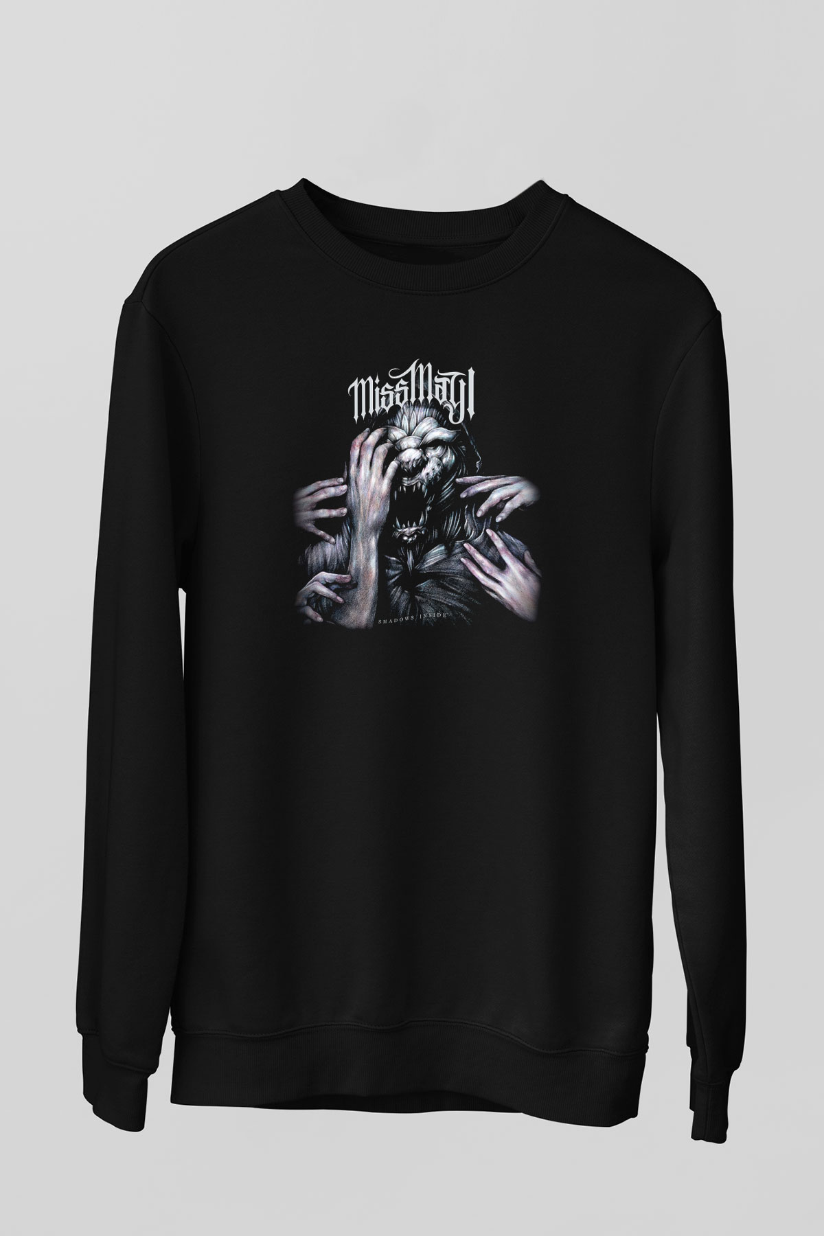 Miss May I Siyah Unisex Sweatshirt