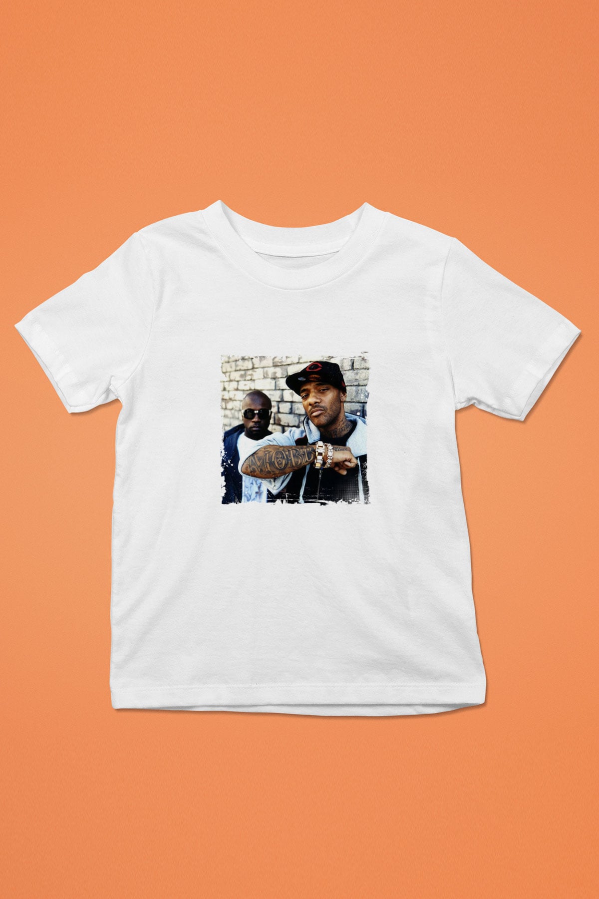 Mobb Deep Baskılı Unisex Beyaz Çocuk Tişört