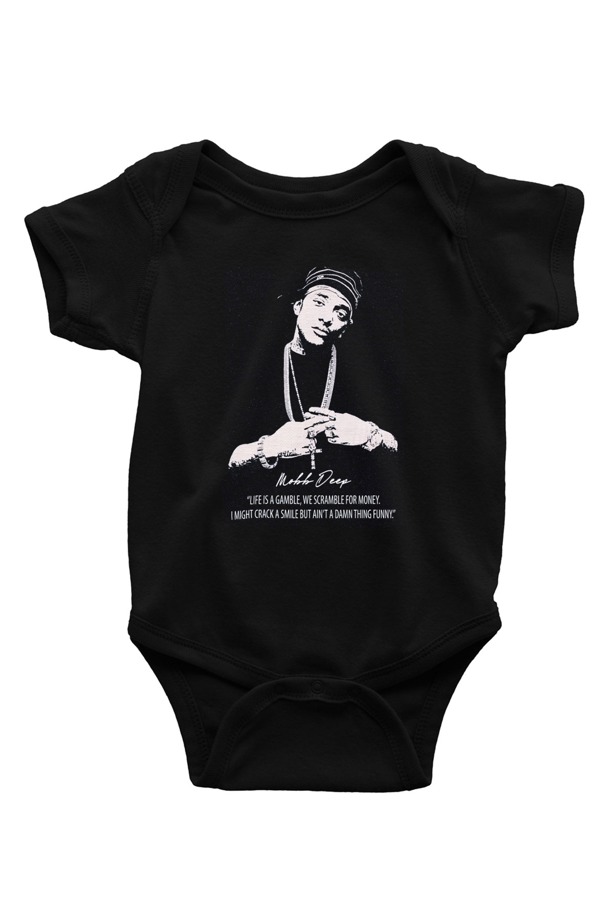 Mobb Deep Siyah Bebek Body - Zıbın