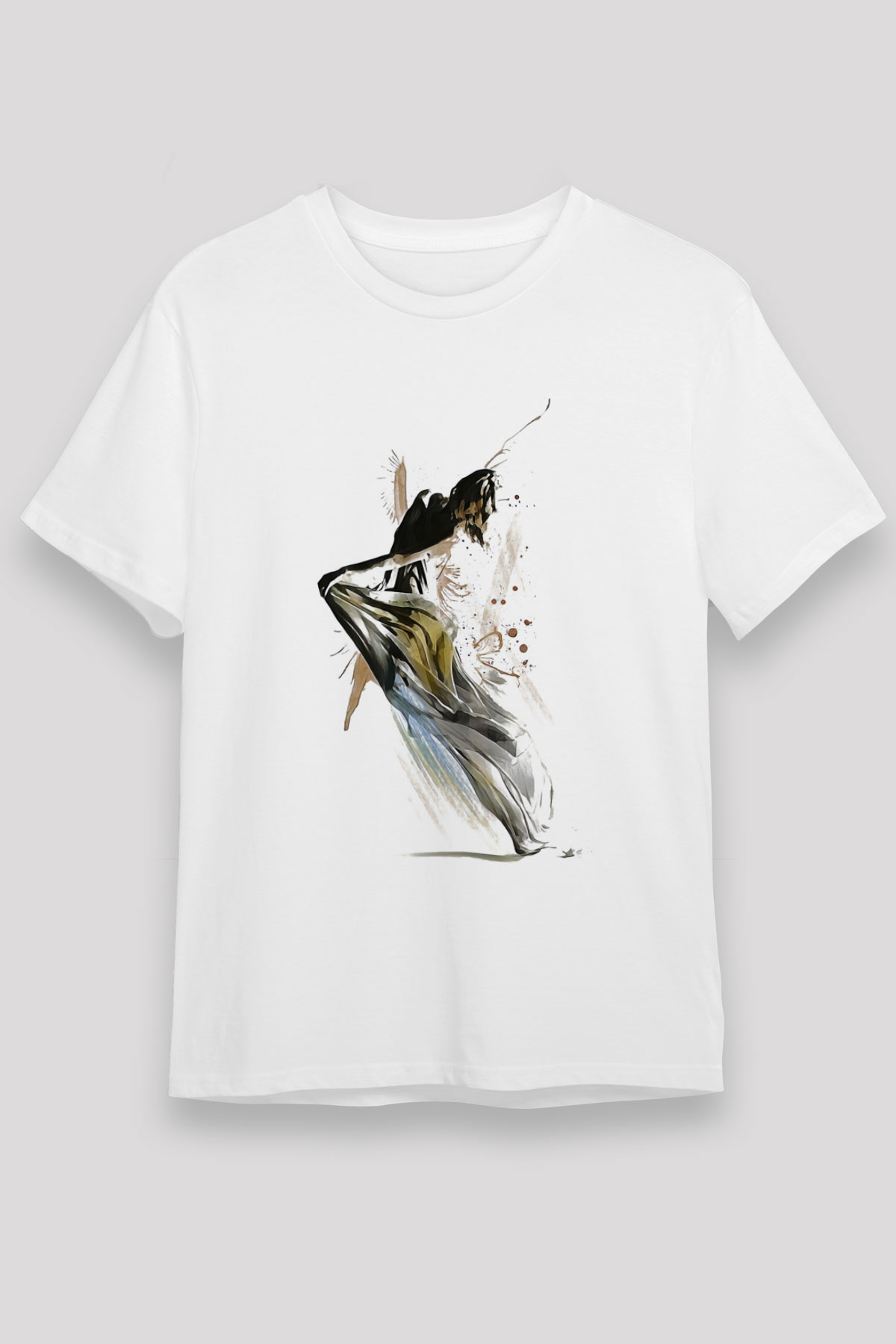 Modern Dans Beyaz Unisex Tişört T-Shirt - TişörtFabrikası