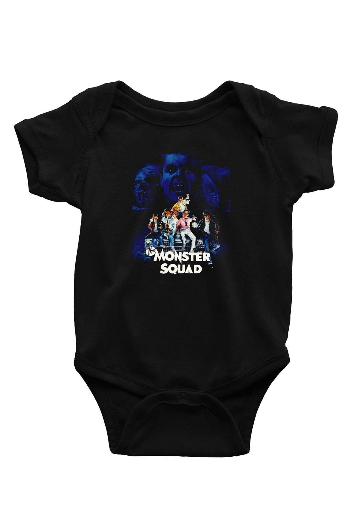 Monster Squad Siyah Bebek Body - Zıbın