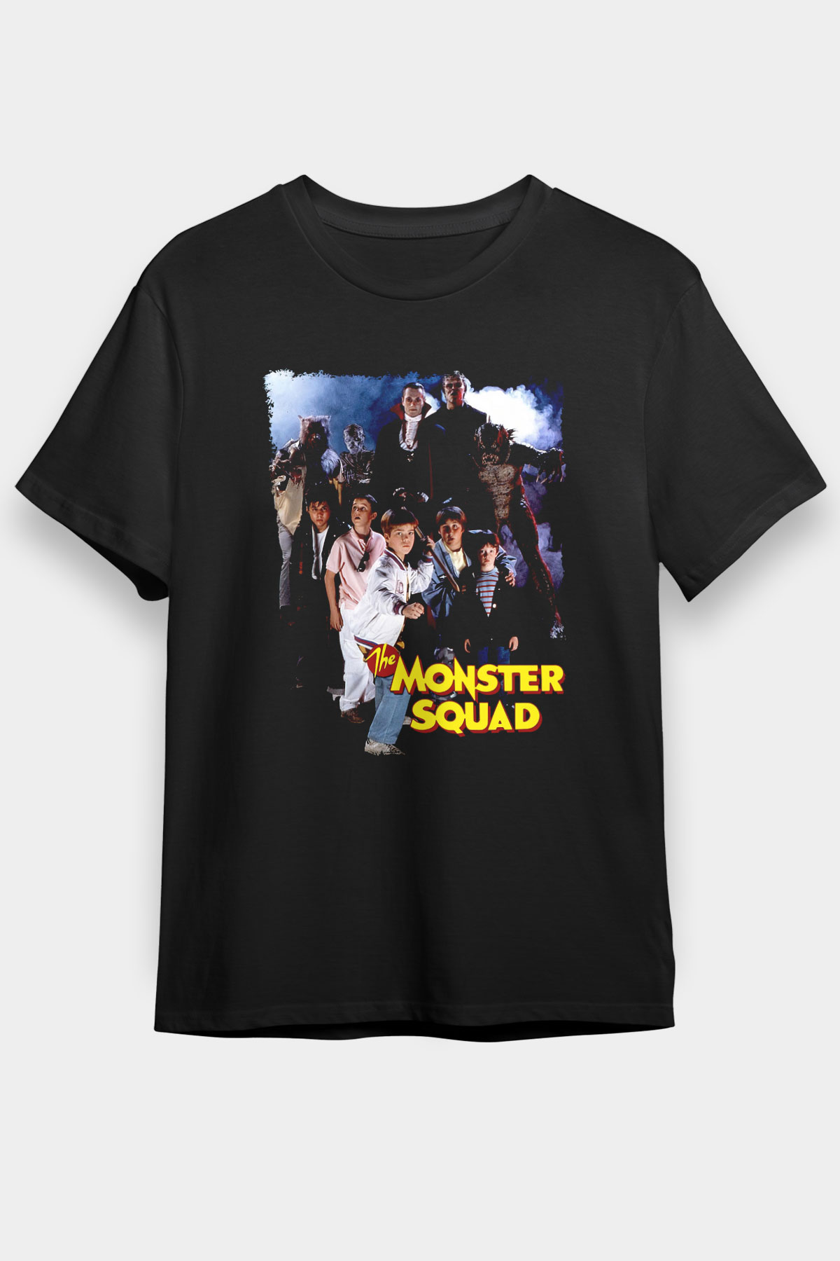 Monster Squad Siyah Unisex Tişört