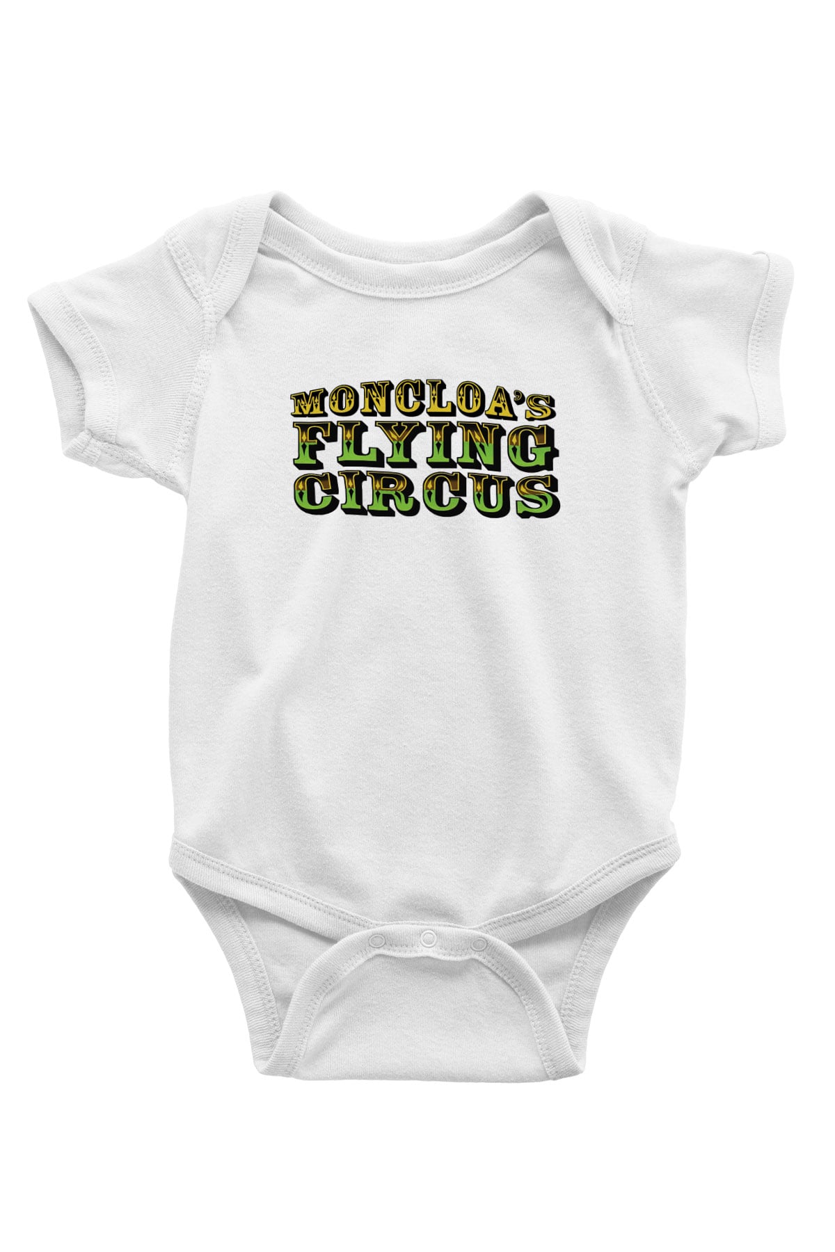 Monty Pythons Flying Circus Baskılı Beyaz Unisex Bebek Body - Zıbın