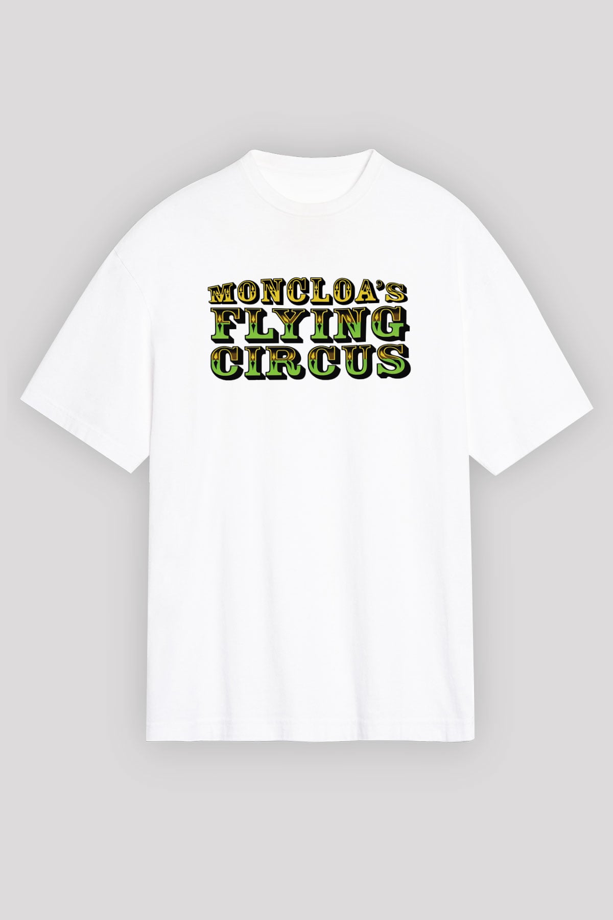 Monty Pythons Flying Circus Beyaz Unisex Oversize Tişört T-Shirt