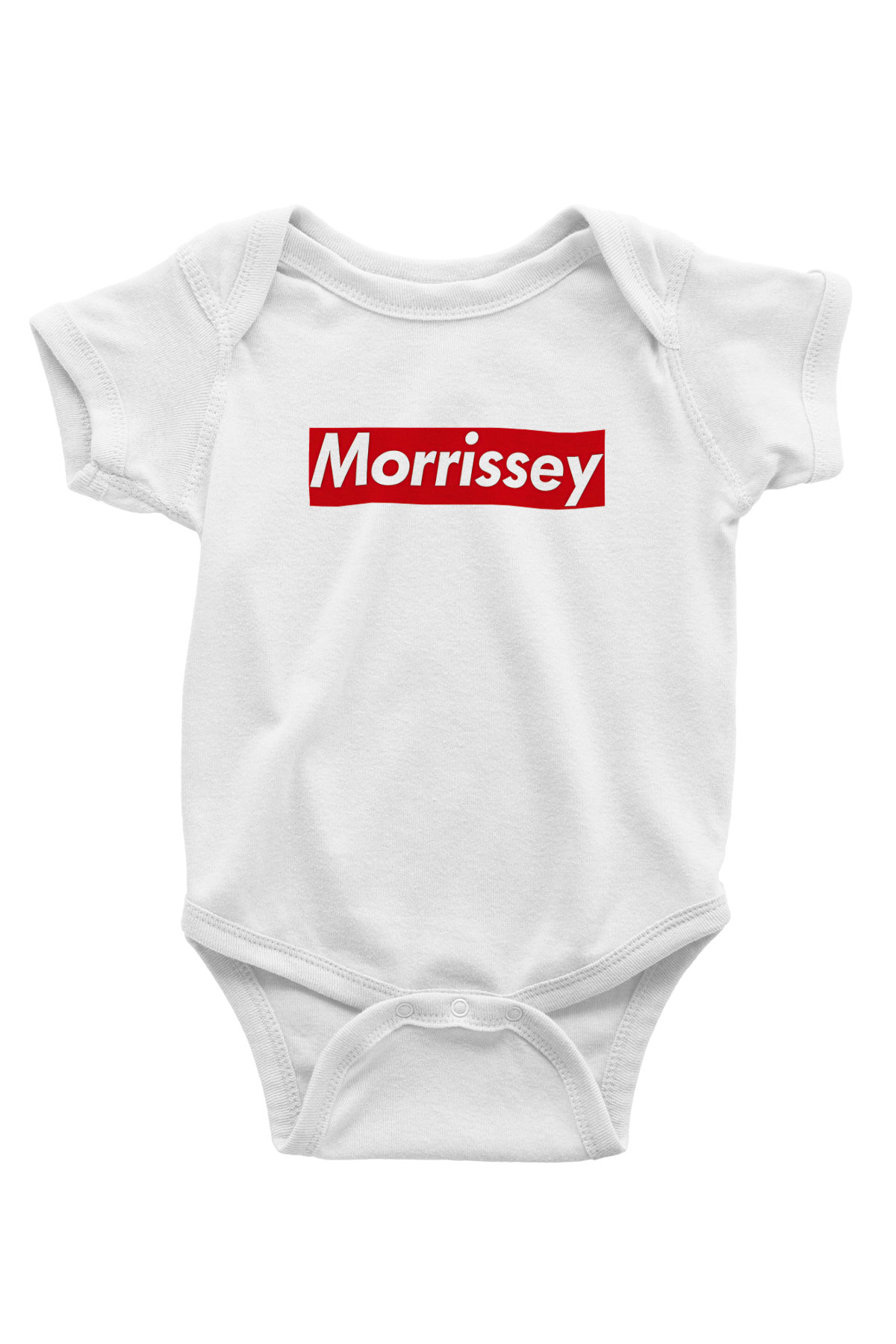 Morrissey Baskılı Beyaz Unisex Bebek Body - Zıbın