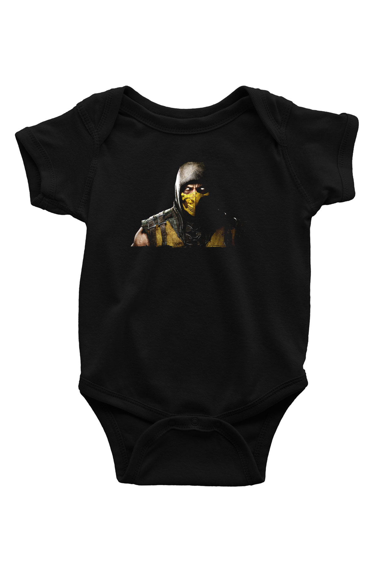 Mortal Kombat Siyah Bebek Body - Zıbın