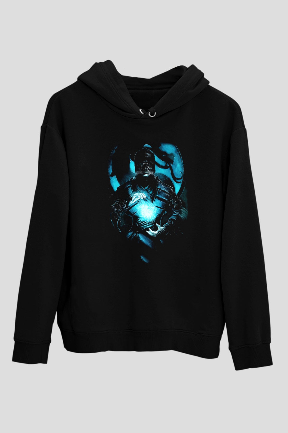 Mortal Kombat Siyah Unisex Hoodie