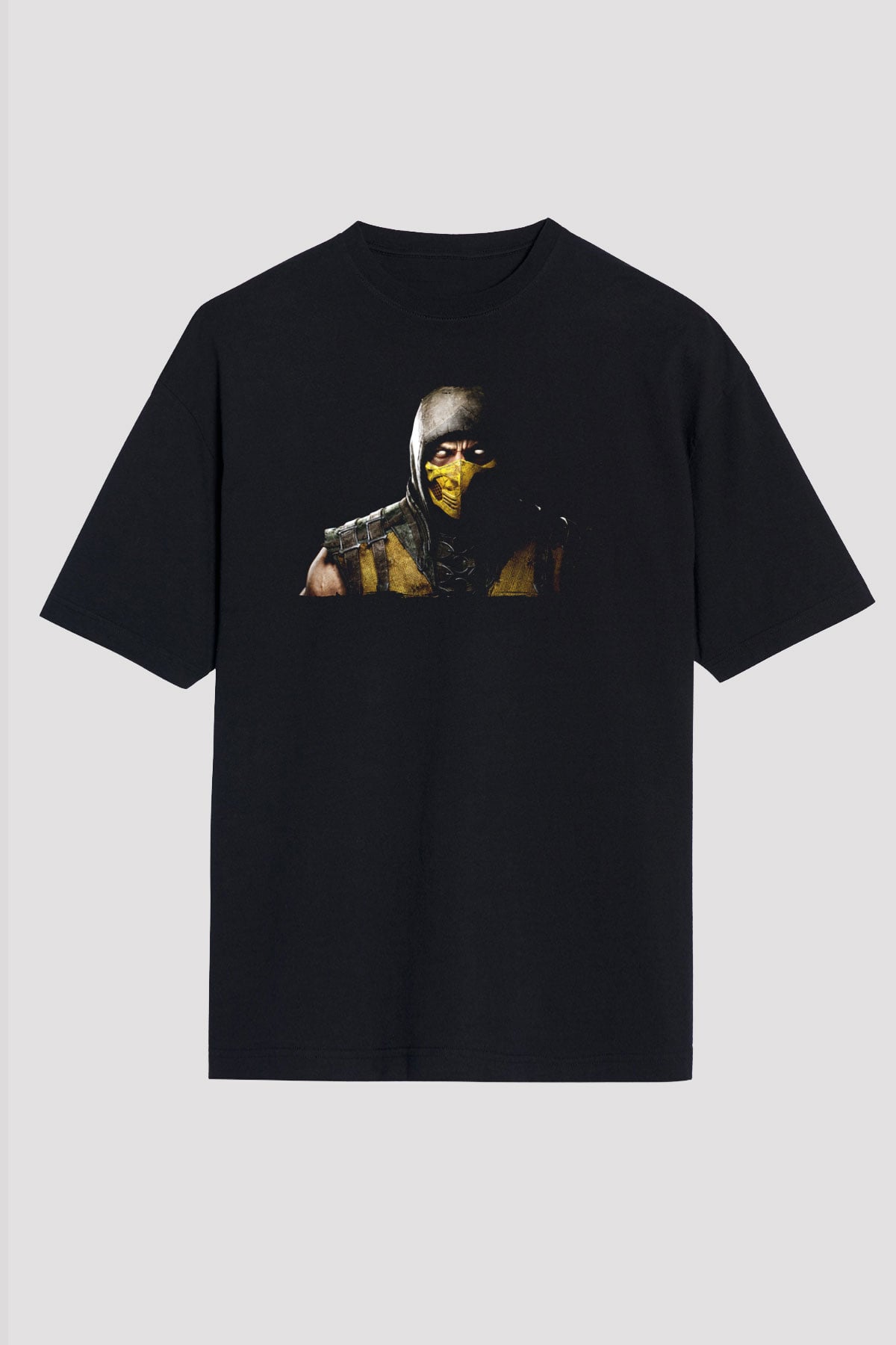 Mortal Kombat Siyah Oversize Tişört Oversize T-shirt