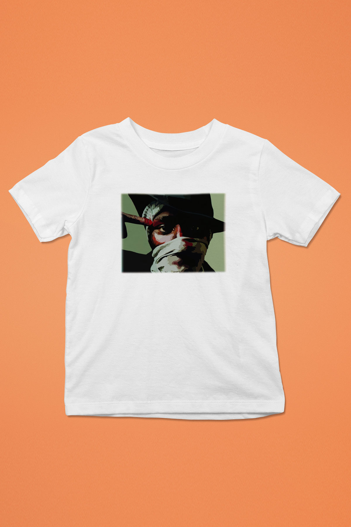 Mos Def Baskılı Beyaz Unisex Çocuk Tişört