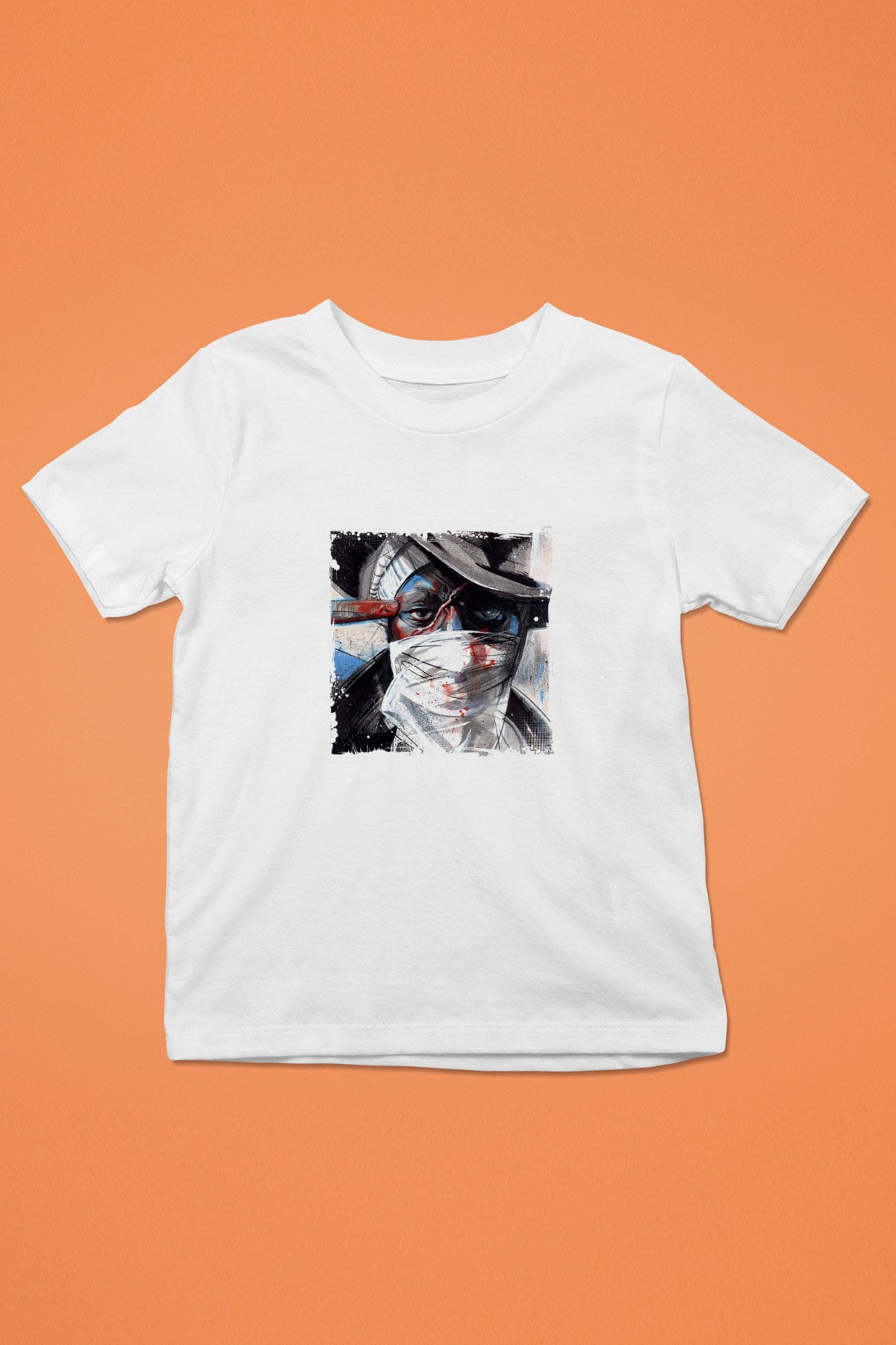 Mos Def Baskılı Unisex Beyaz Çocuk Tişört
