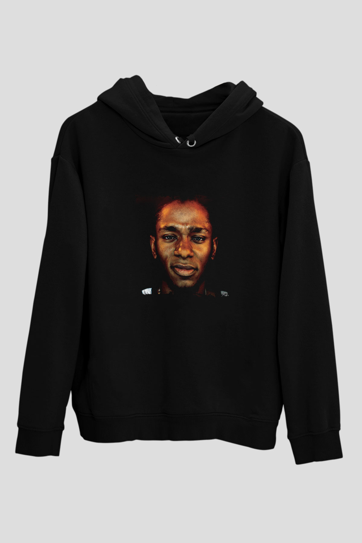 Mos Def Baskılı Unisex Siyah Hoodie