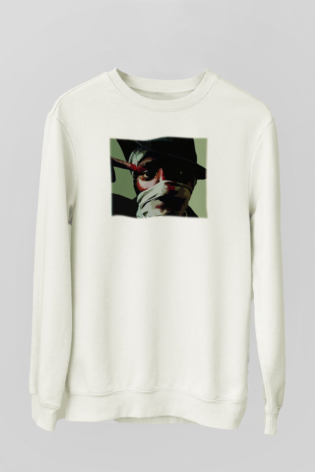 Mos Def Beyaz Unisex Sweatshirt