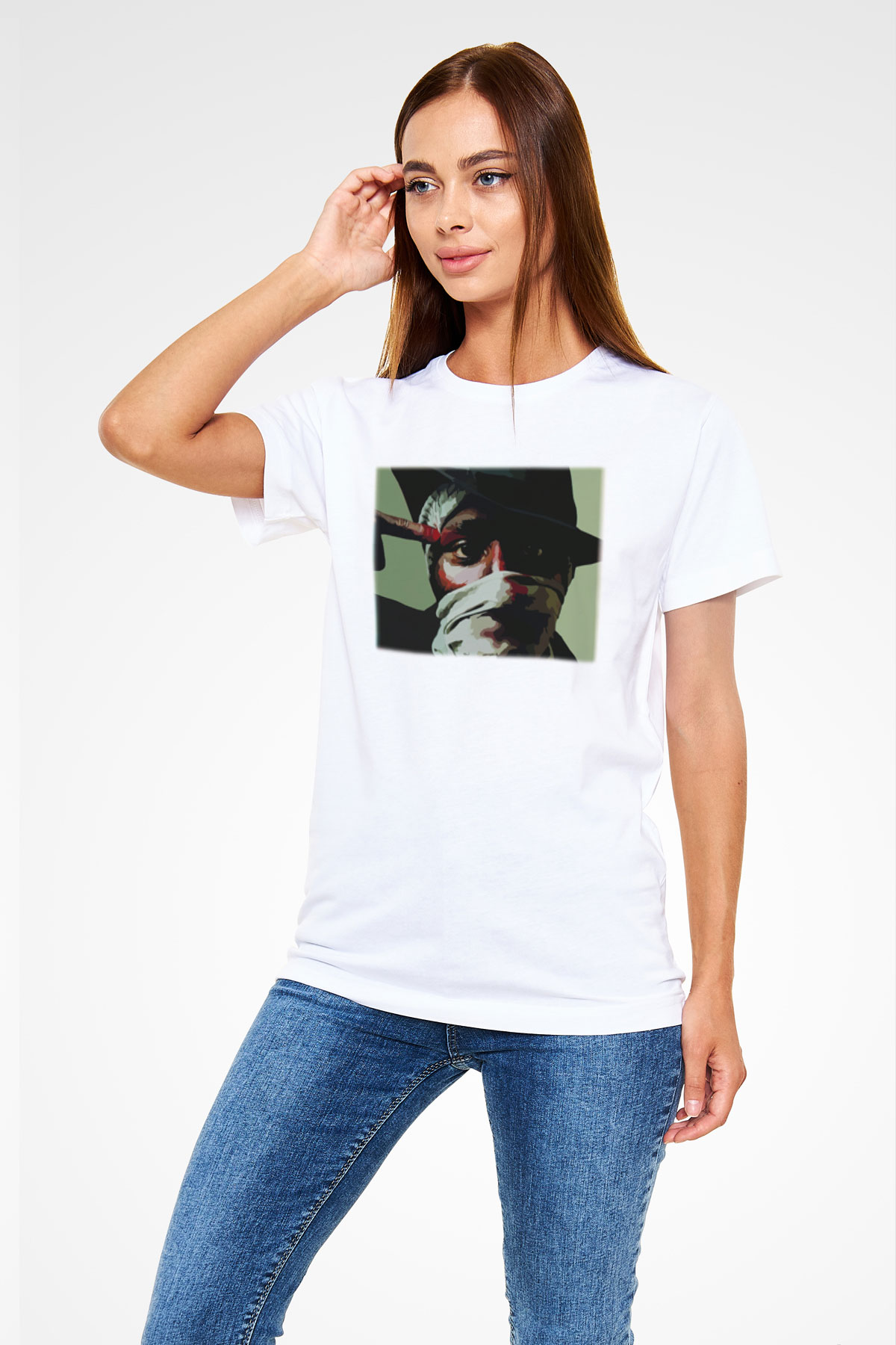 Mos Def Beyaz Unisex Tişört T-Shirt - TişörtFabrikası