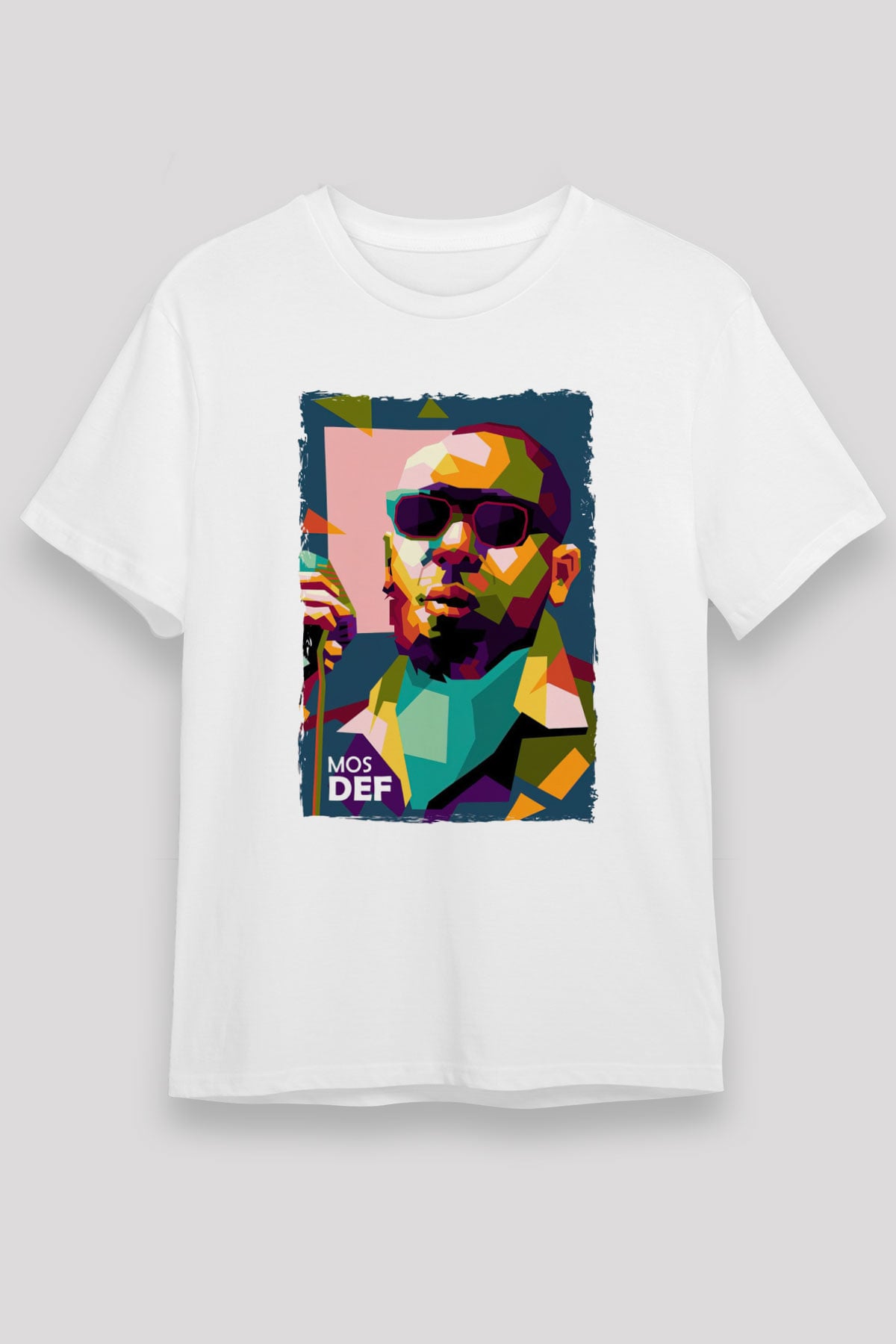 Mos Def Beyaz Unisex Tişört T-Shirt - TişörtFabrikası