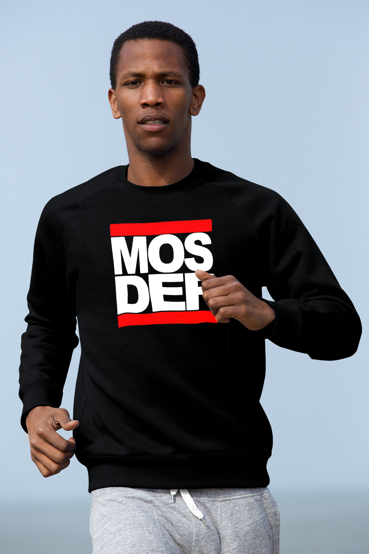 Mos Def Siyah Unisex Sweatshirt