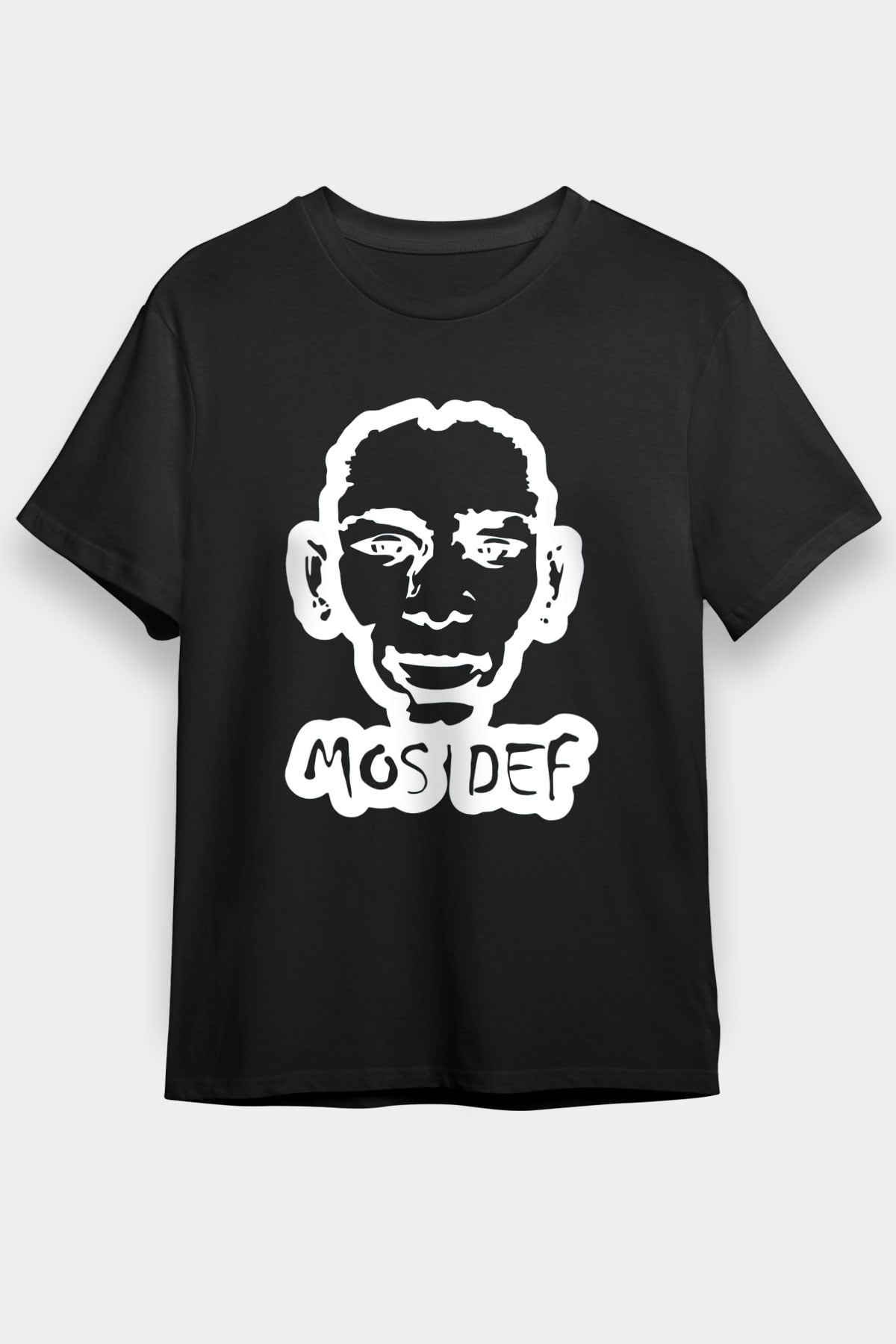 Mos Def Siyah Unisex Tişört T-Shirt - TişörtFabrikası