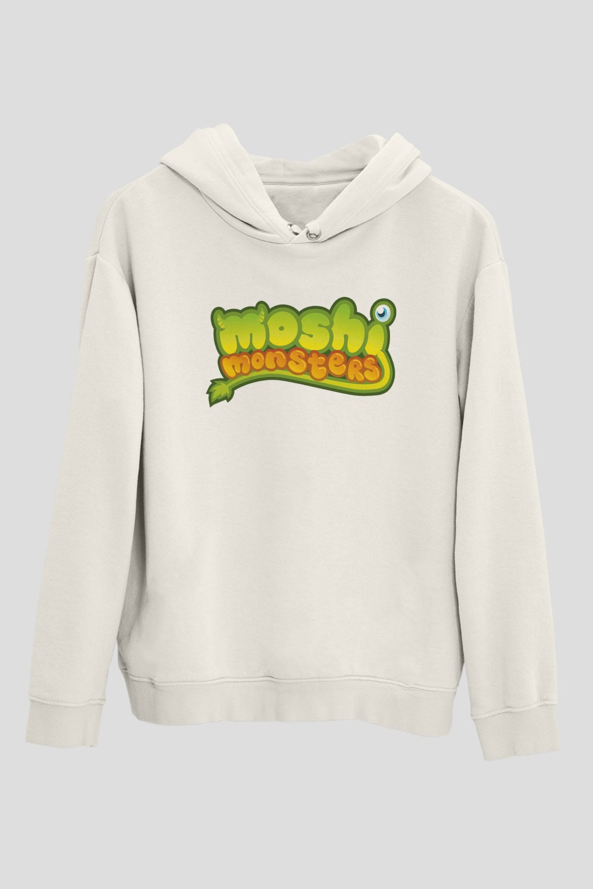 Moshi Monsters Beyaz Unisex Hoodie