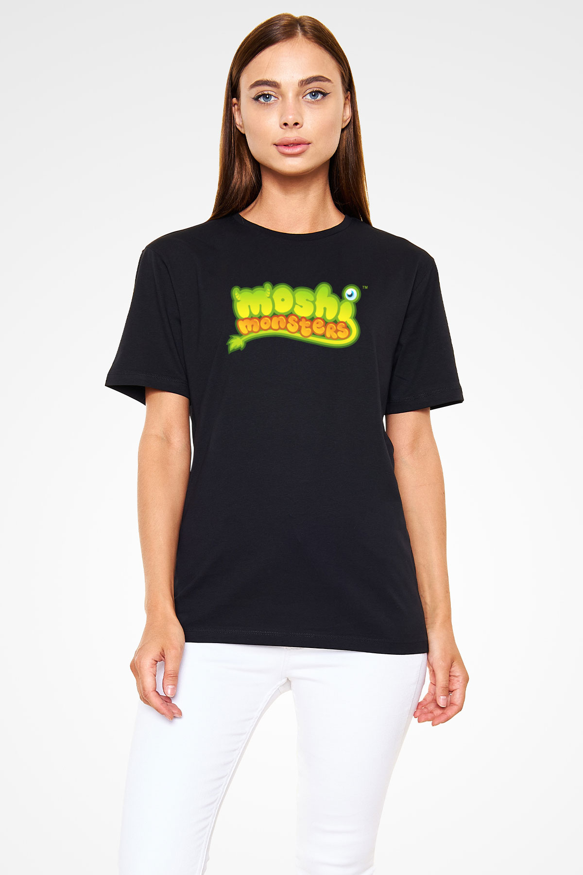 Moshi Monsters Siyah Unisex Tişört T-Shirt