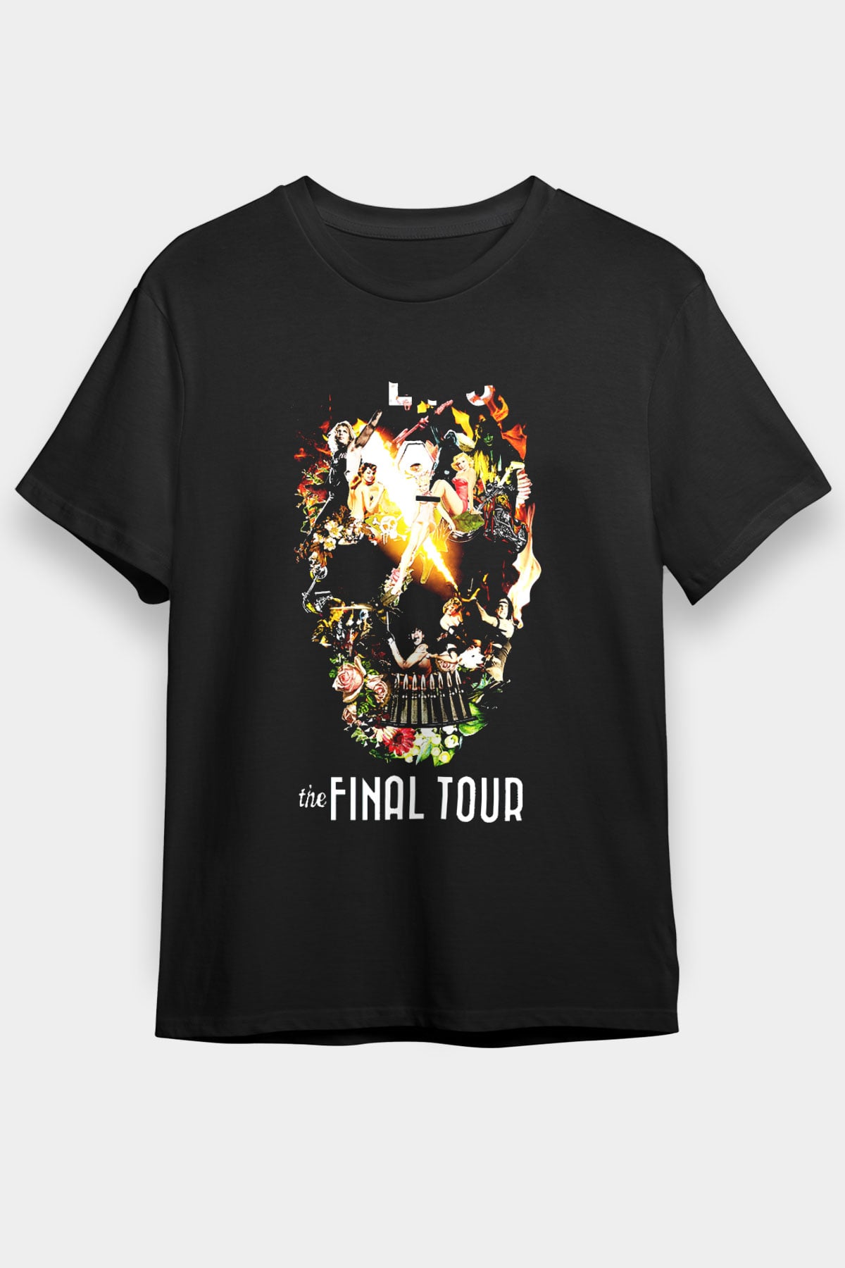 Mötley Crüe Siyah Unisex Tişört T-Shirt - TişörtFabrikası