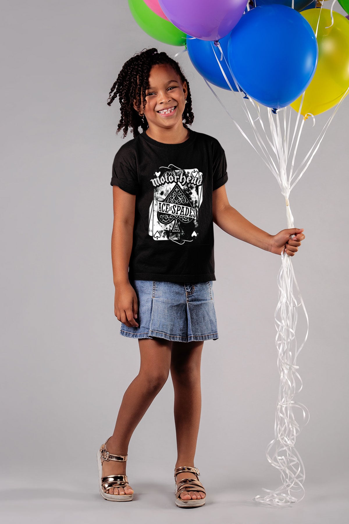Motörhead Ace Of Spades Baskılı Siyah Unisex Çocuk Tişört