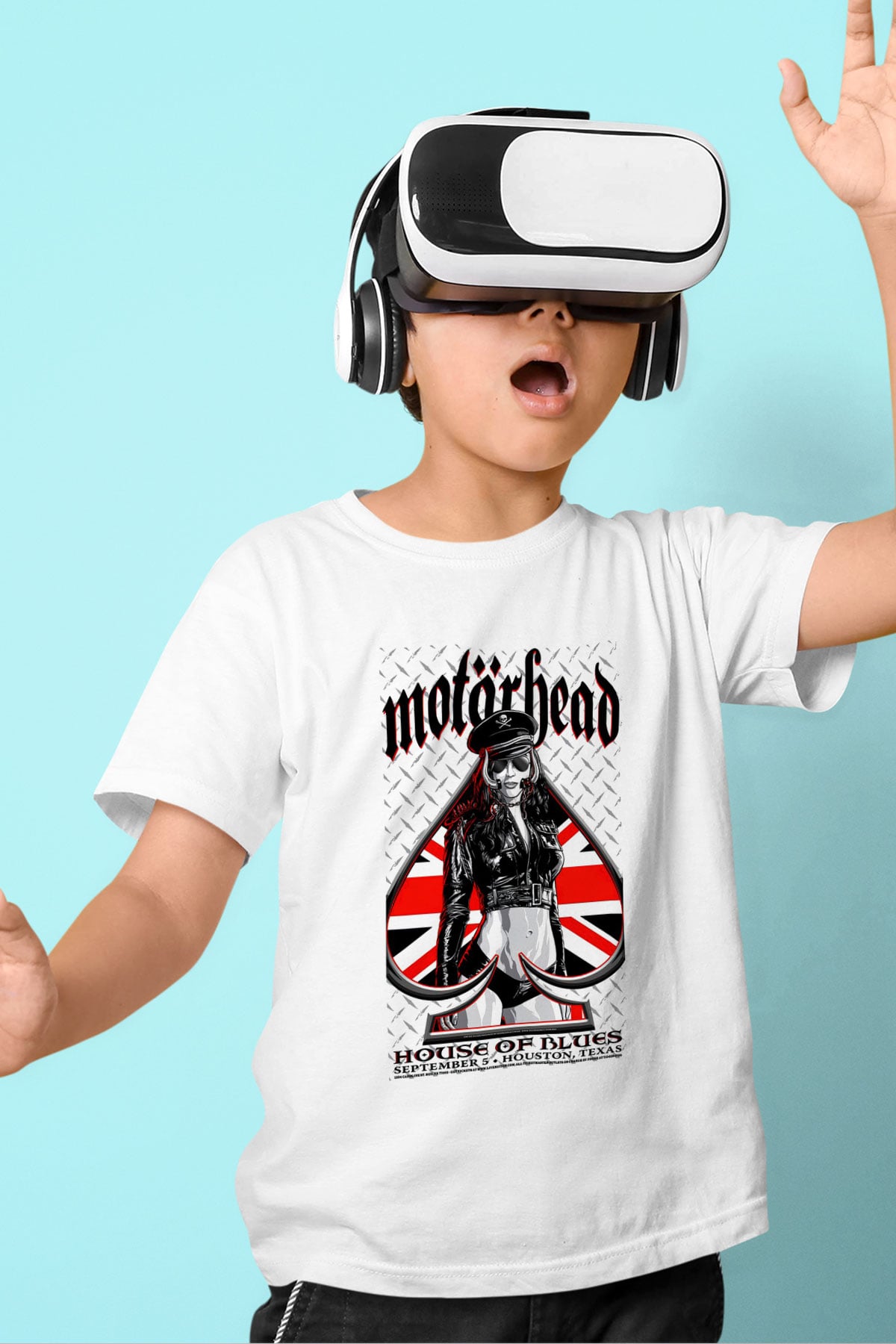 Motörhead Baskılı Beyaz Unisex Çocuk Tişört