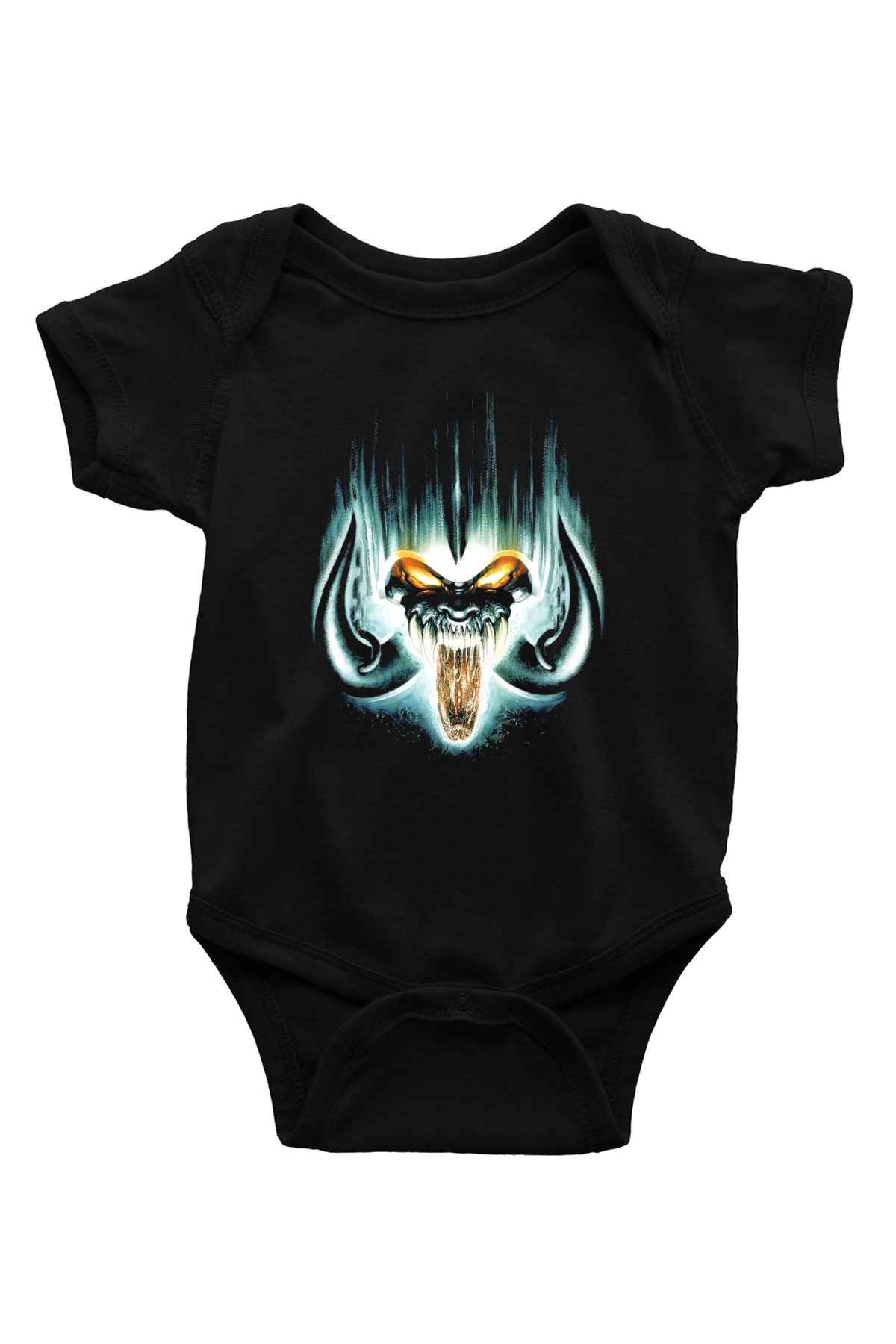 Motörhead Baskılı Siyah Bebek Body - Zıbın