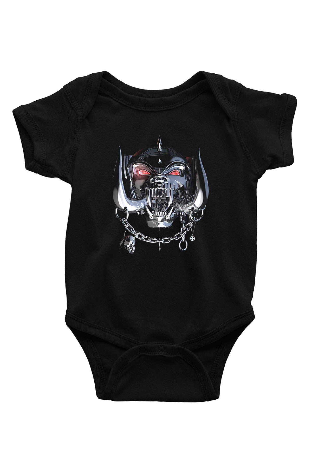 Motörhead Baskılı Siyah Bebek Body - Zıbın