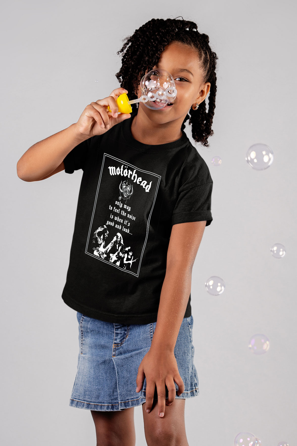 Motörhead Baskılı Siyah Unisex Çocuk Tişört