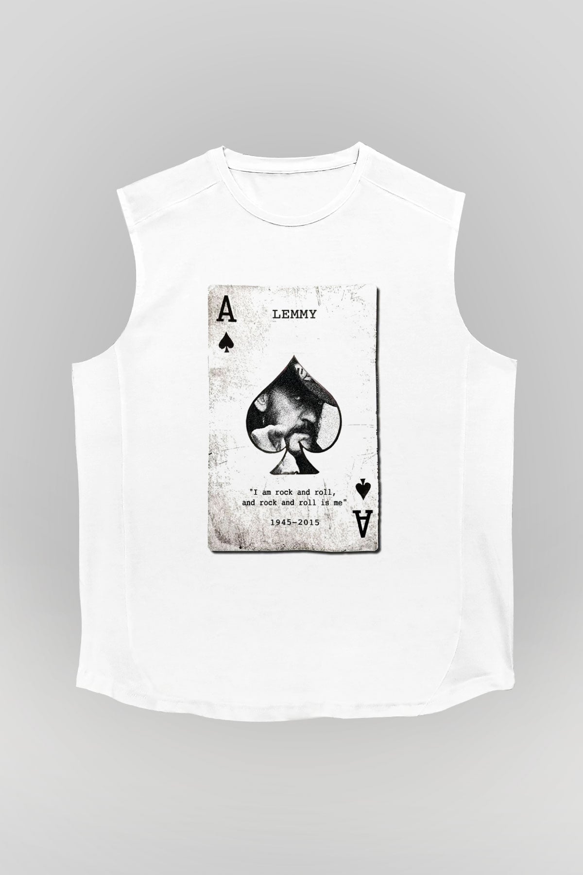 Motörhead Beyaz Unisex Kolsuz Tişört