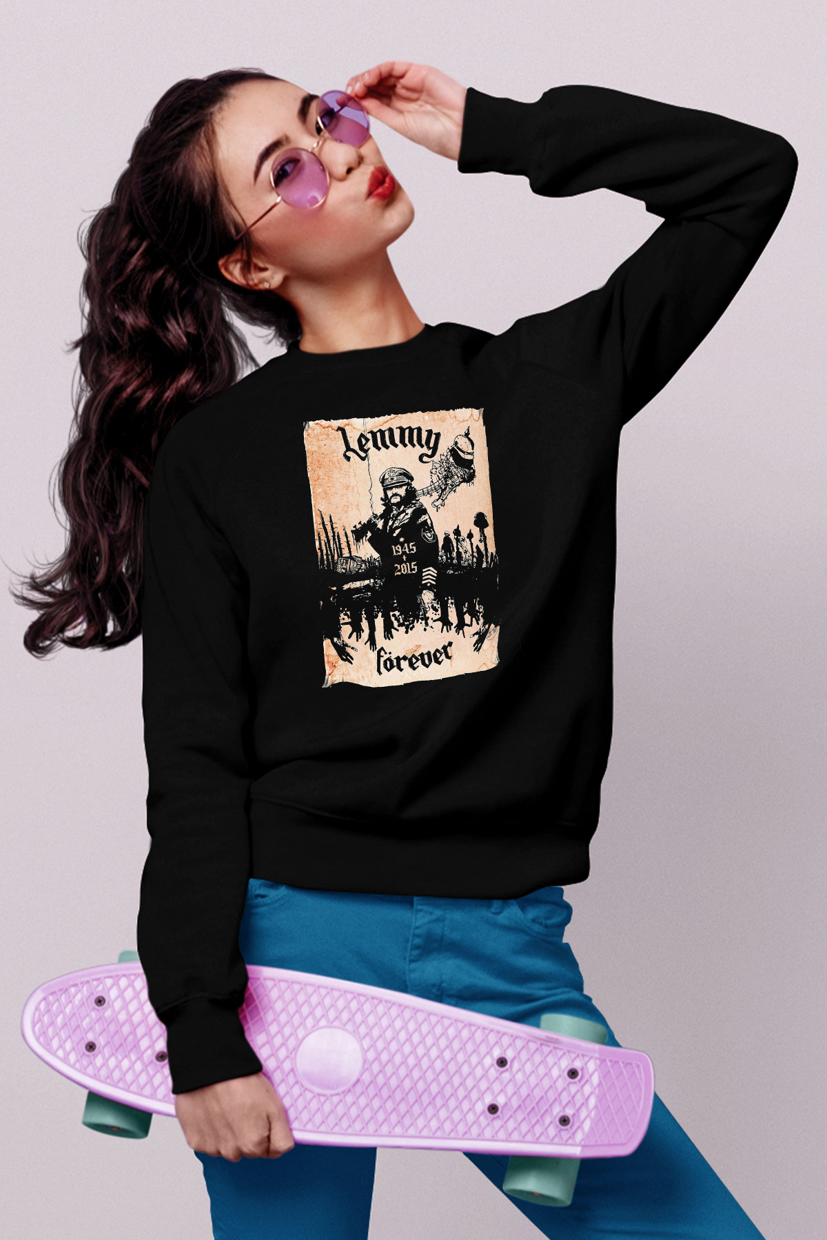 Motörhead Forever Siyah Unisex Sweatshirt