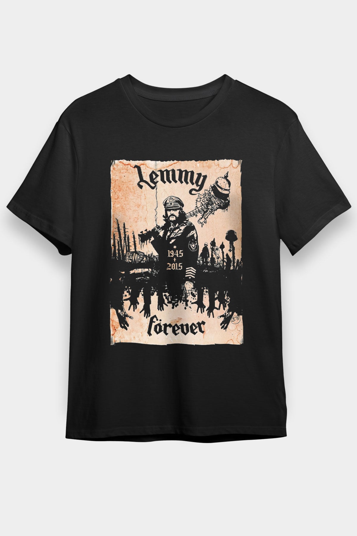 Motörhead Forever Siyah Unisex Tişört T-Shirt - TişörtFabrikası