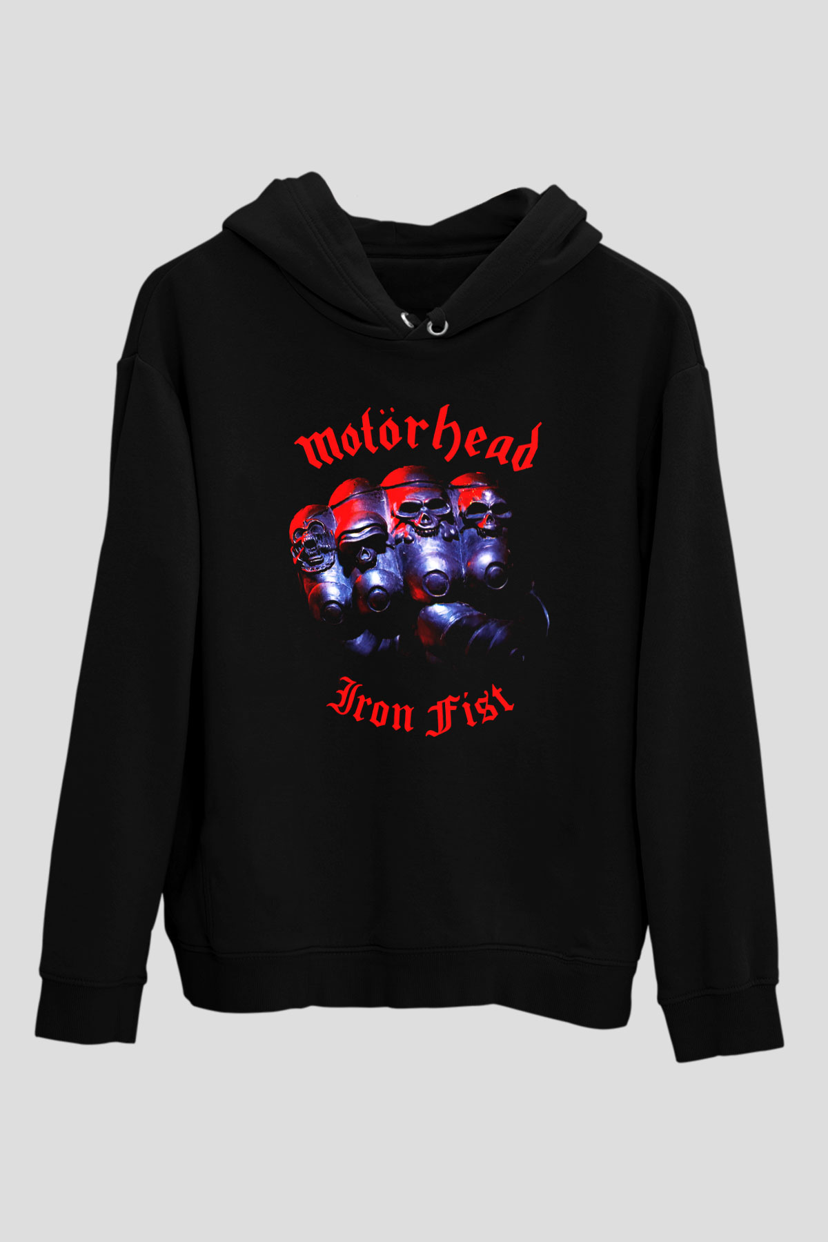 Motörhead Iron First Siyah Unisex Hoodie