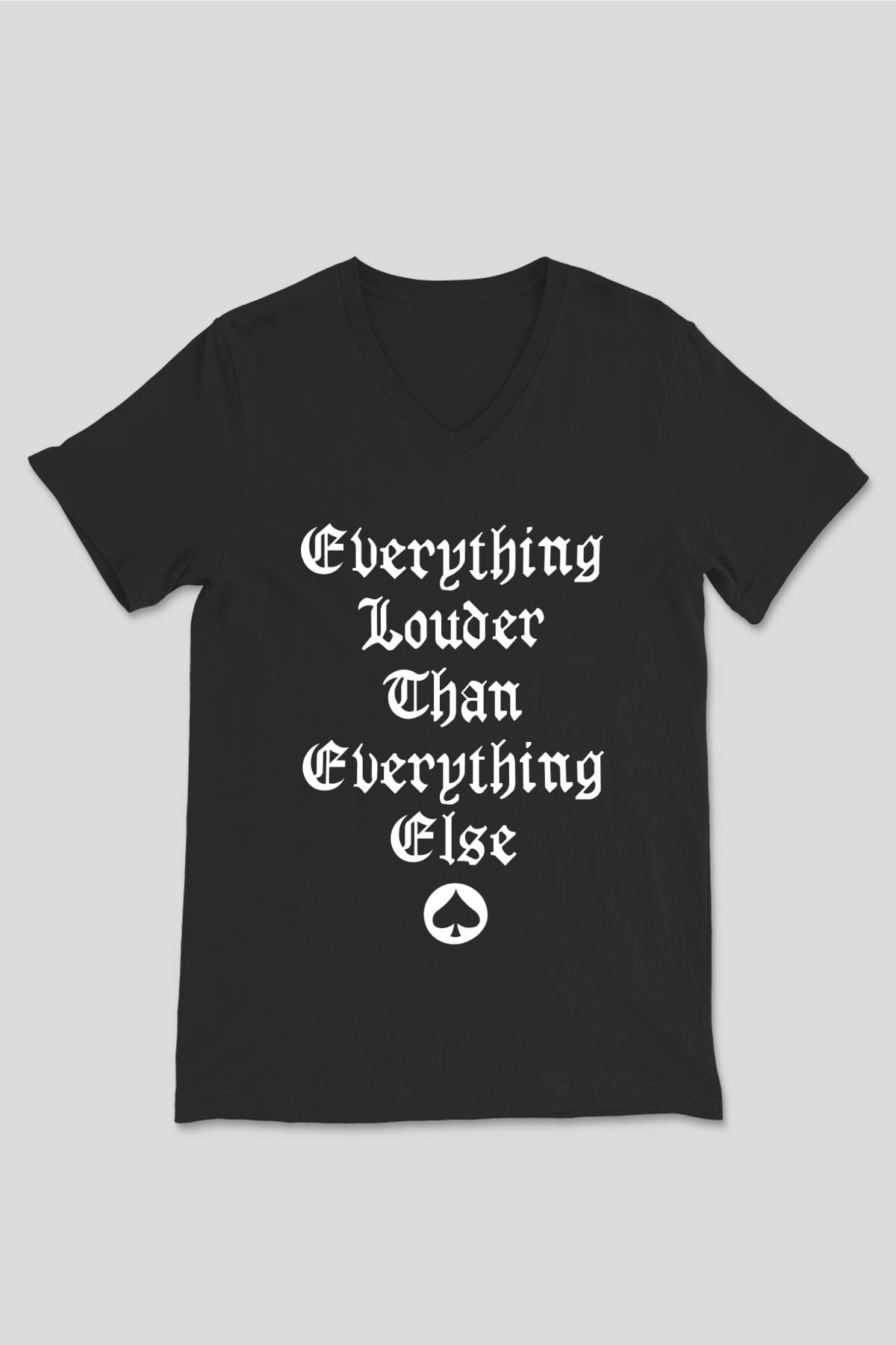 Motörhead Keep Calm And Listen To Siyah Unisex V Yaka Tişört
