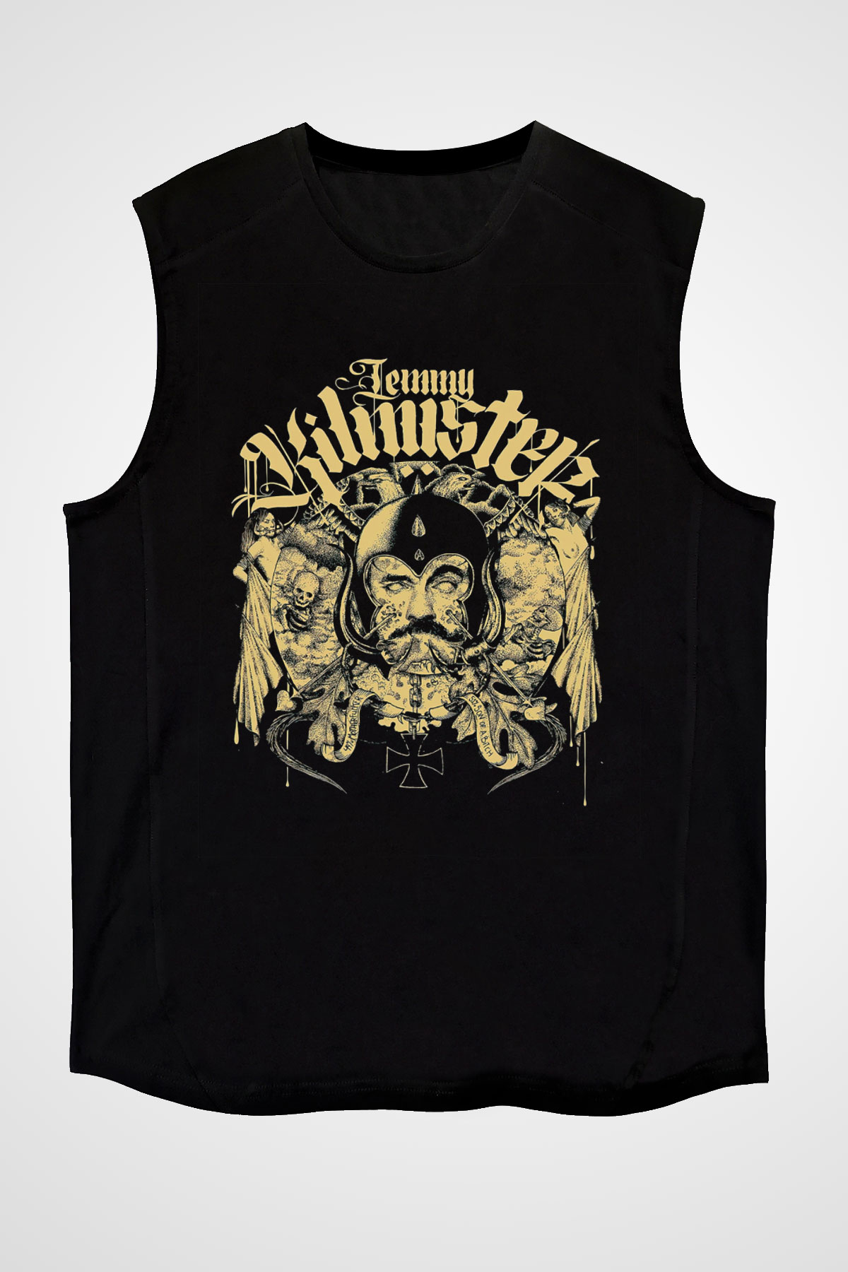 Motörhead Lemmy Kilmister Siyah Unisex Kolsuz Tişört