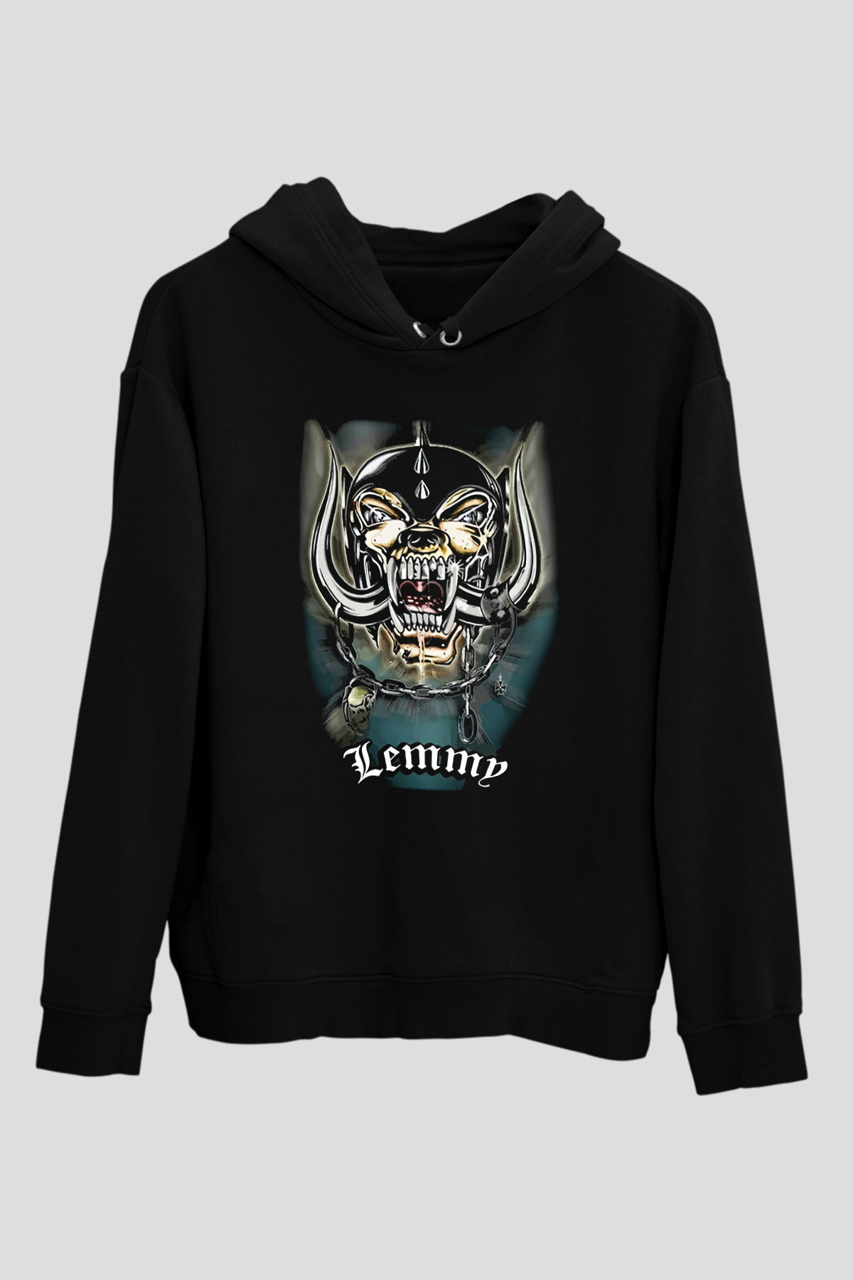 Motörhead Lemmy Siyah Unisex Hoodie