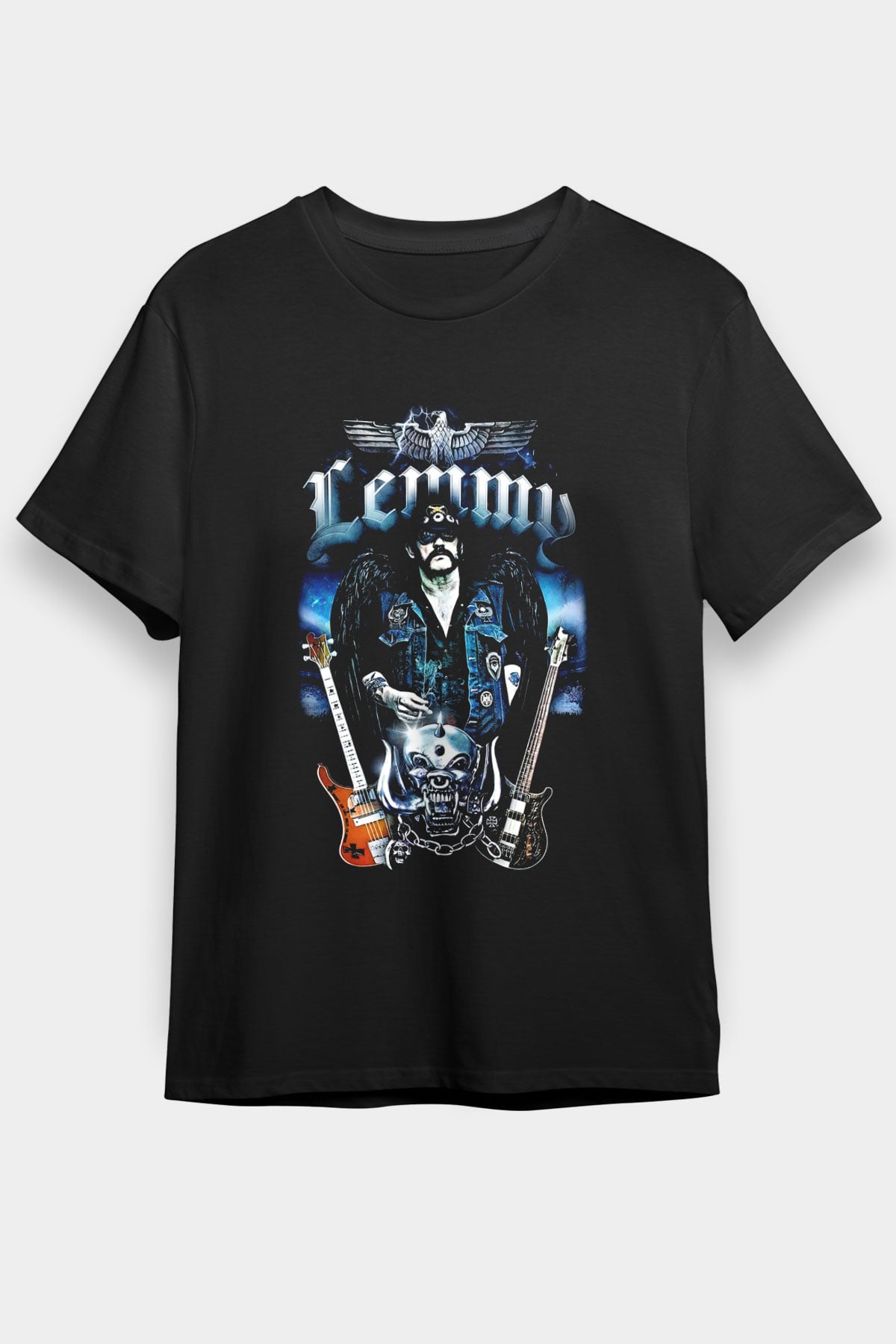 Motörhead Lemmy Siyah Unisex Tişört T-Shirt - TişörtFabrikası