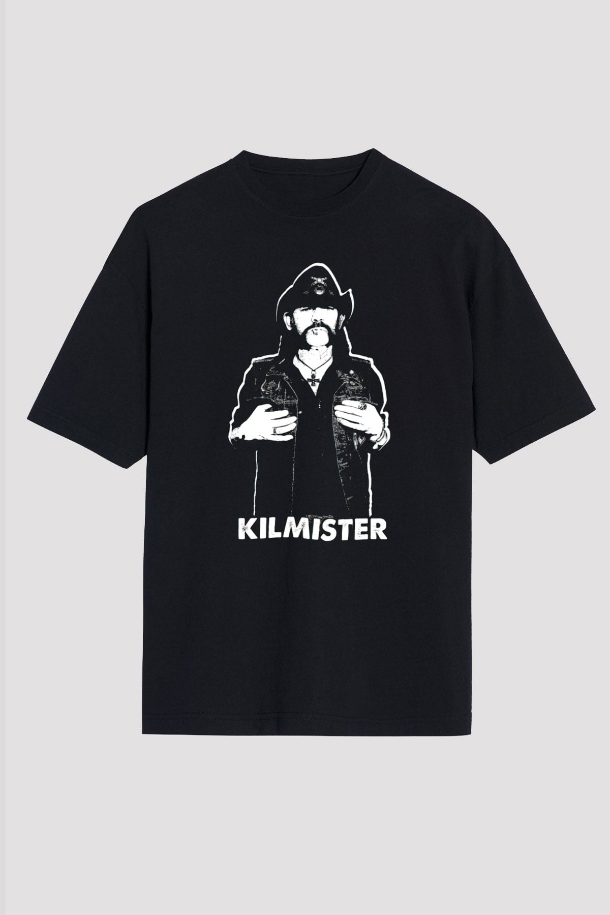 Motörhead Lemmy Siyah Oversize Tişört Oversize T-shirt - TişörtFabrikası