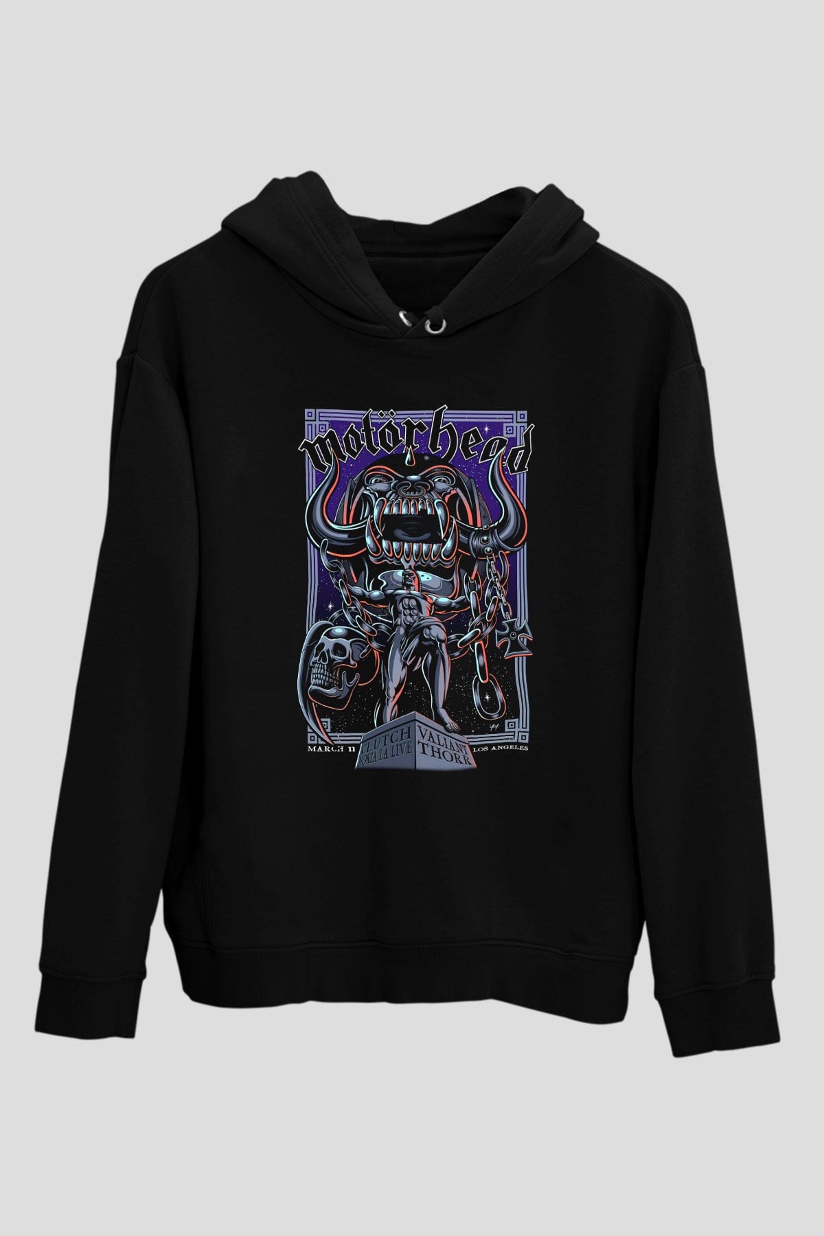 Motörhead Siyah Unisex Hoodie