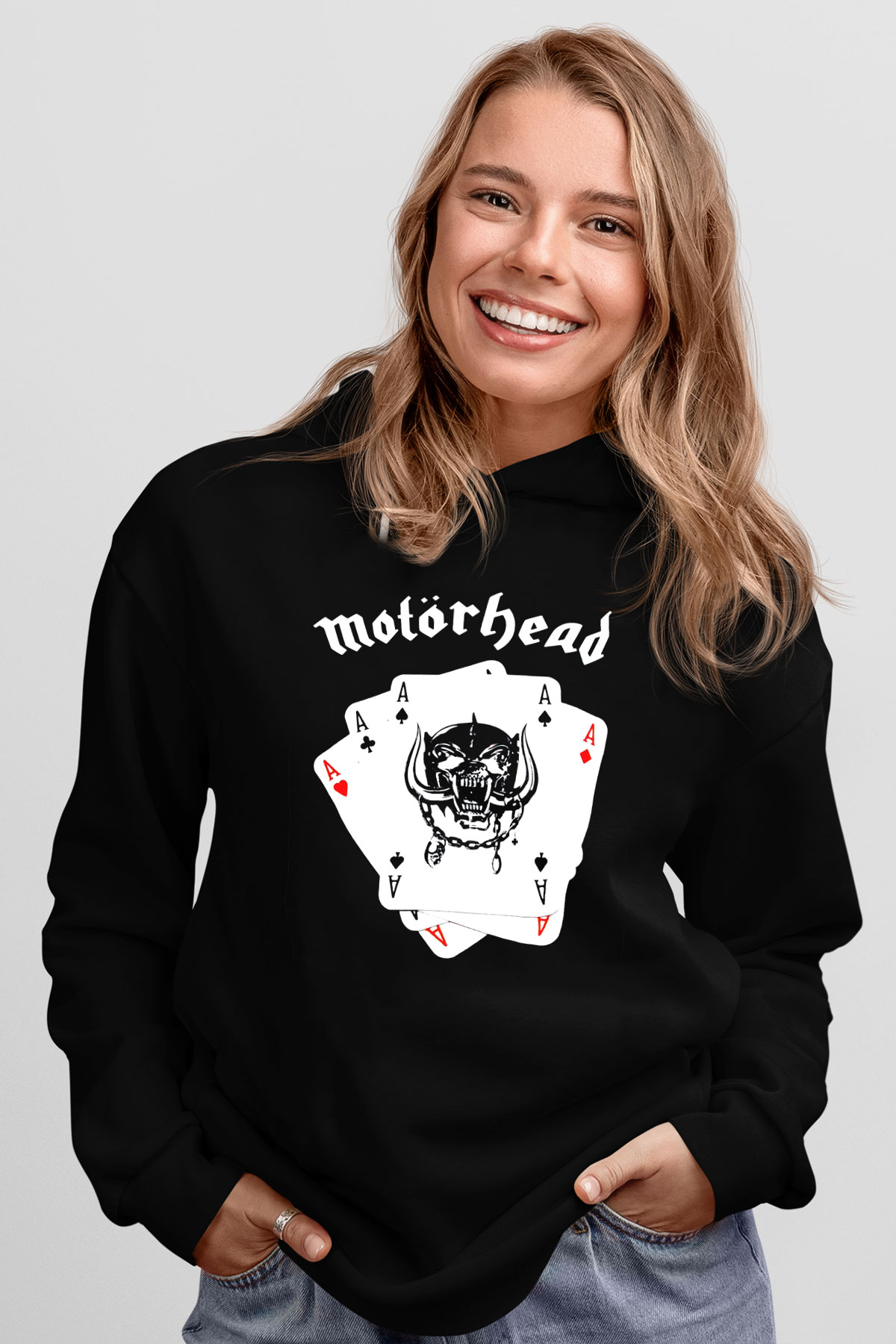 Motörhead Siyah Unisex Hoodie