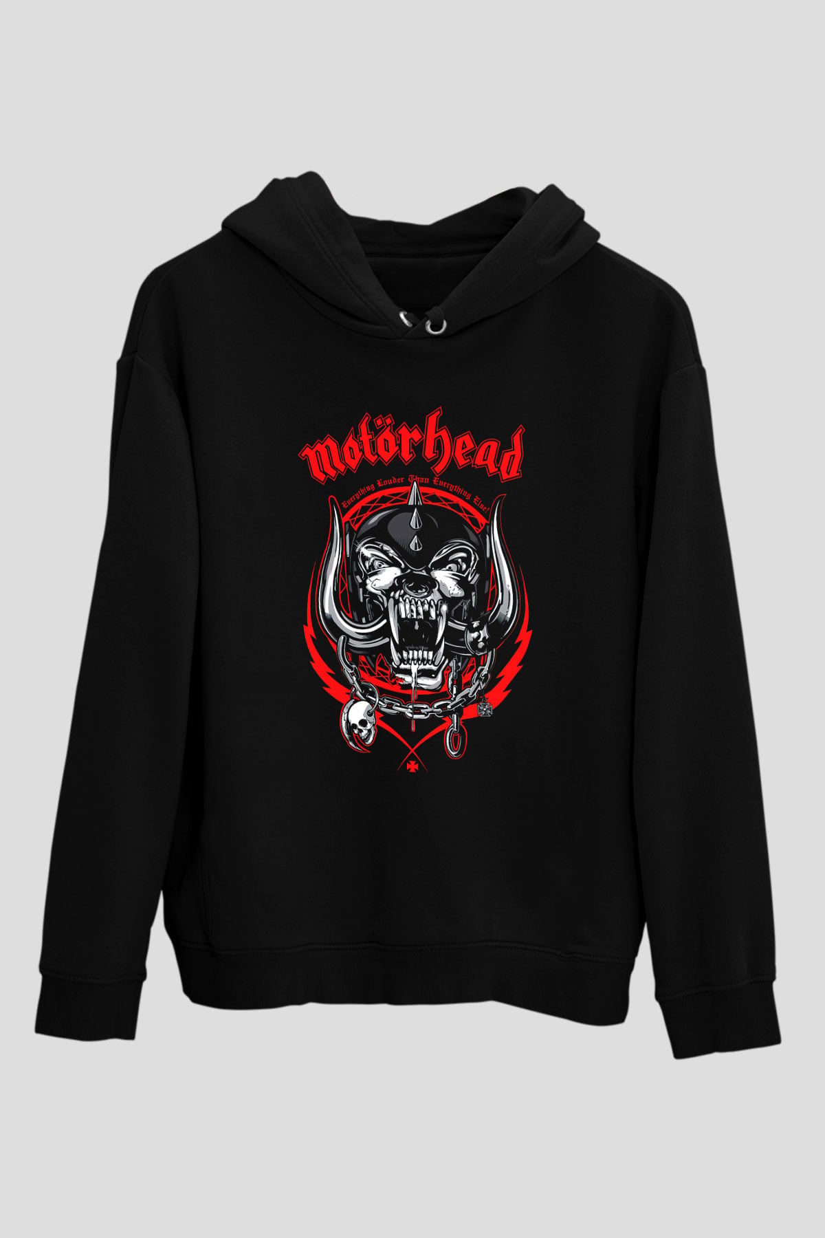 Motörhead Siyah Unisex Hoodie