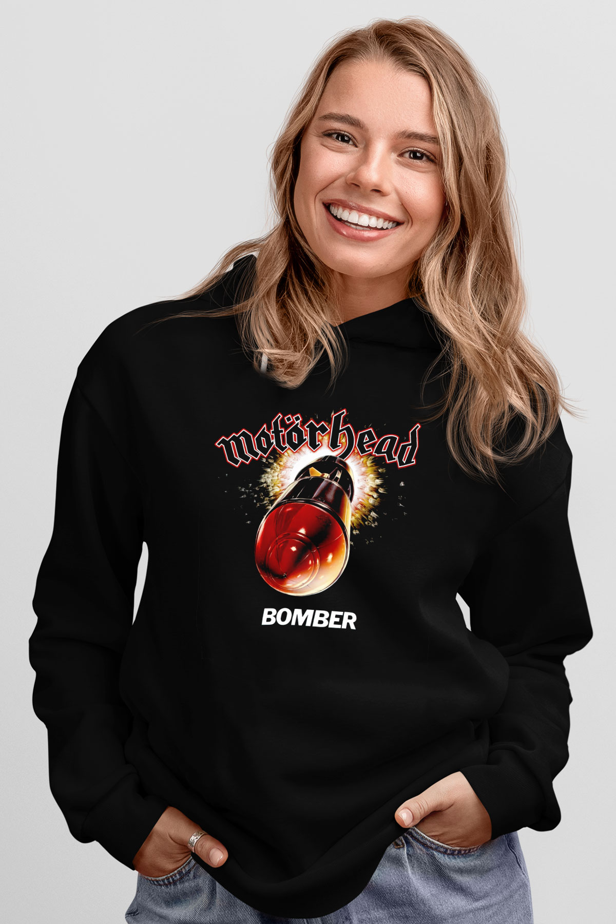 Motörhead Siyah Unisex Kapüşonlu Sweatshirt