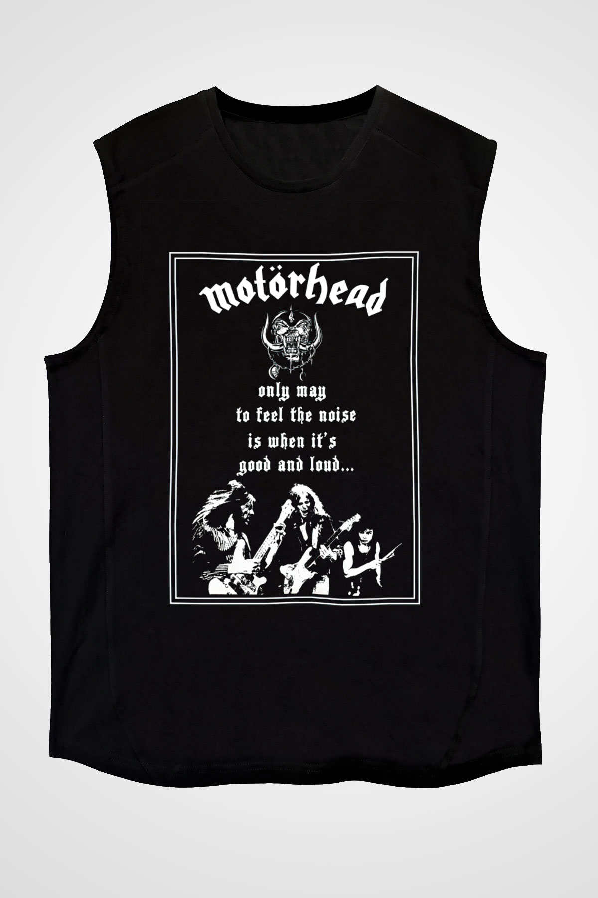 Motörhead Siyah Unisex Kolsuz Tişört