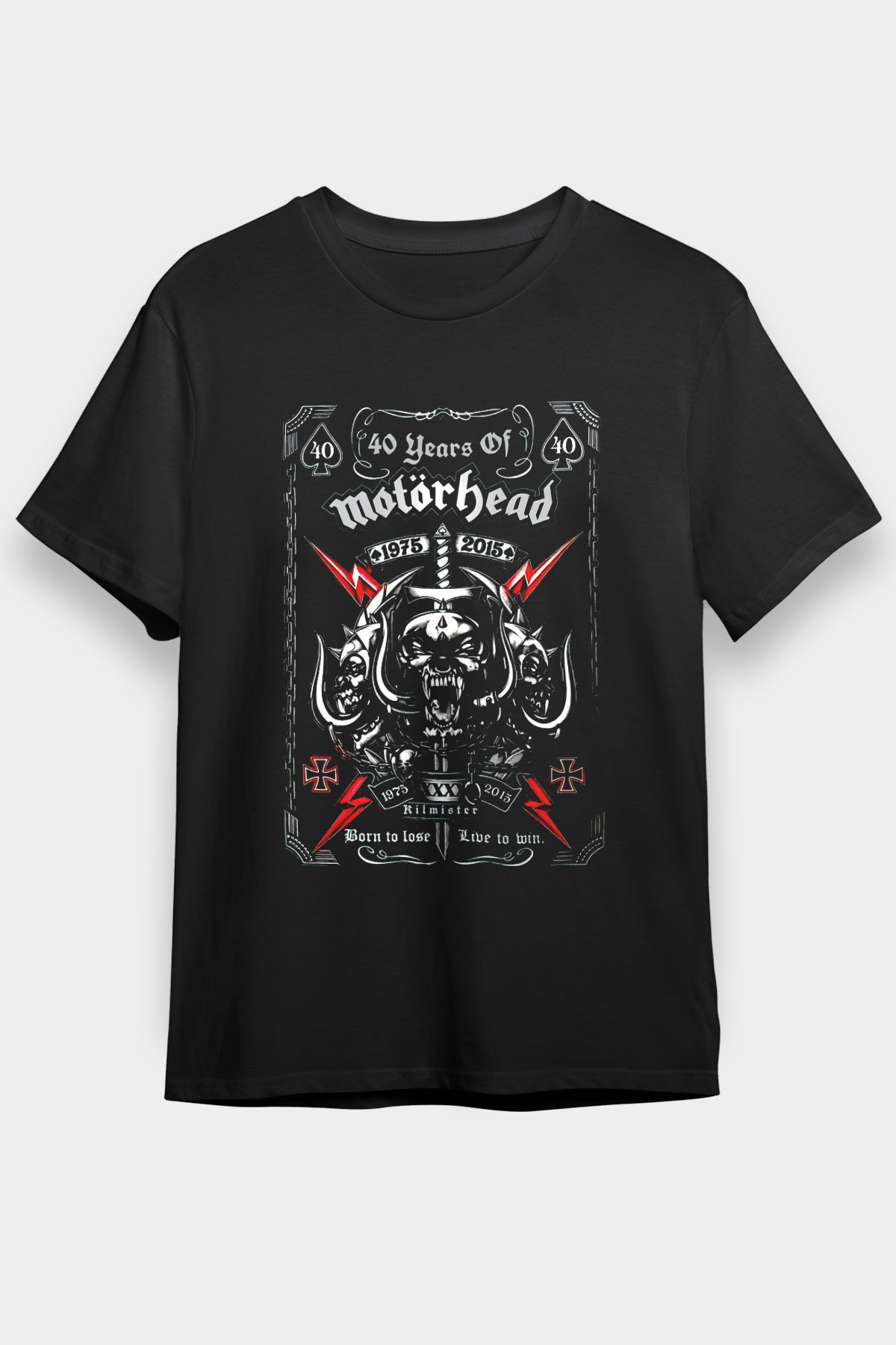 Motörhead Siyah Unisex Tişört T-Shirt - TişörtFabrikası