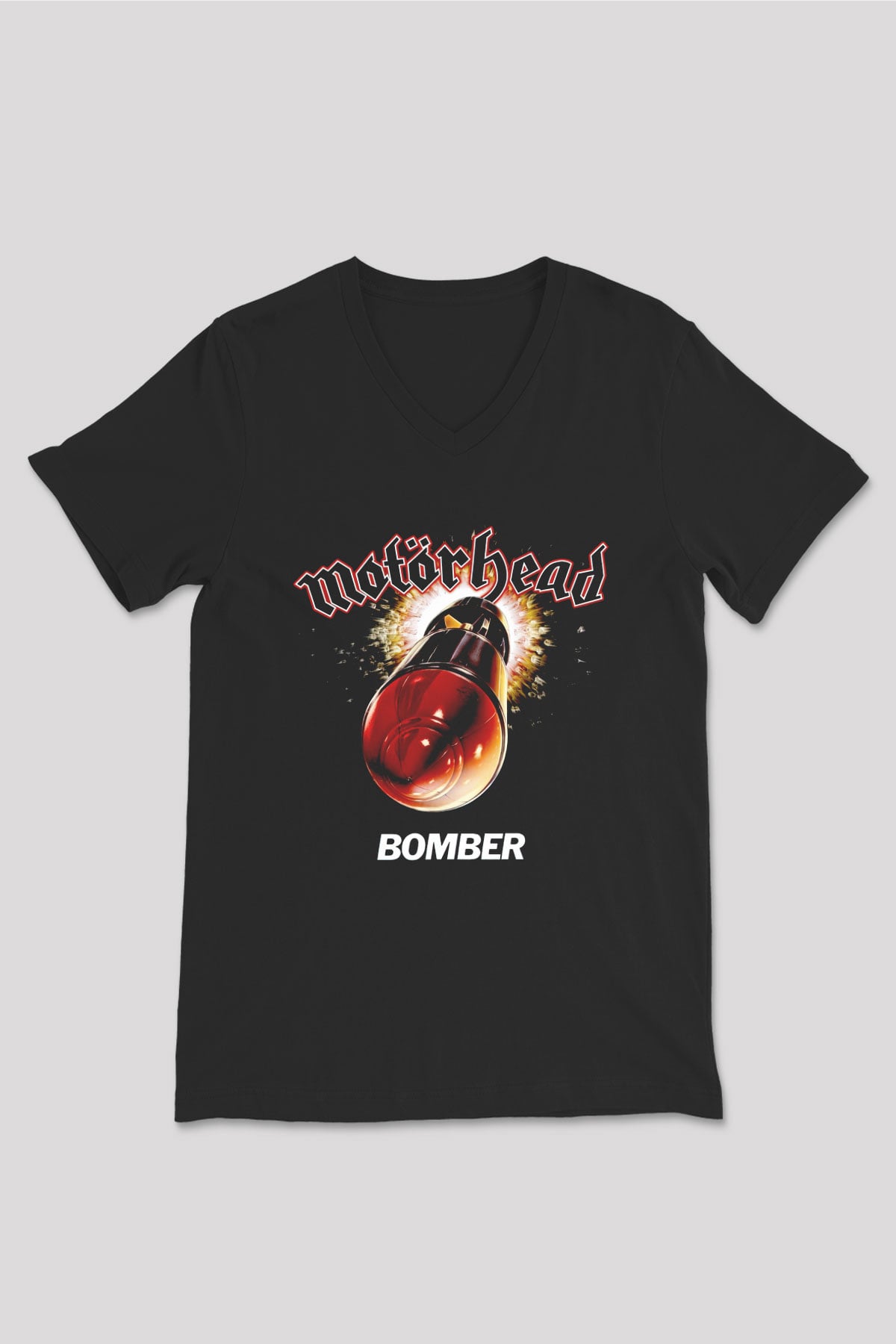 Motörhead Siyah Unisex V Yaka Tişört