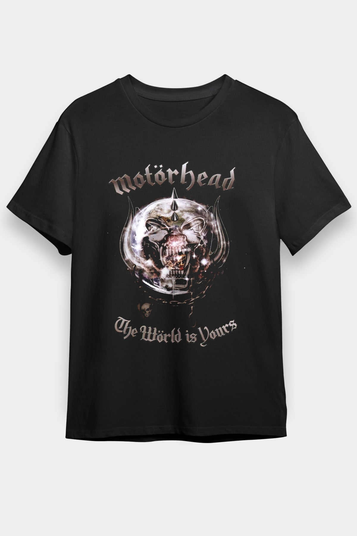 Motörhead The Wörld Is Yours Siyah Unisex Tişört T-Shirt - TişörtFabrikası