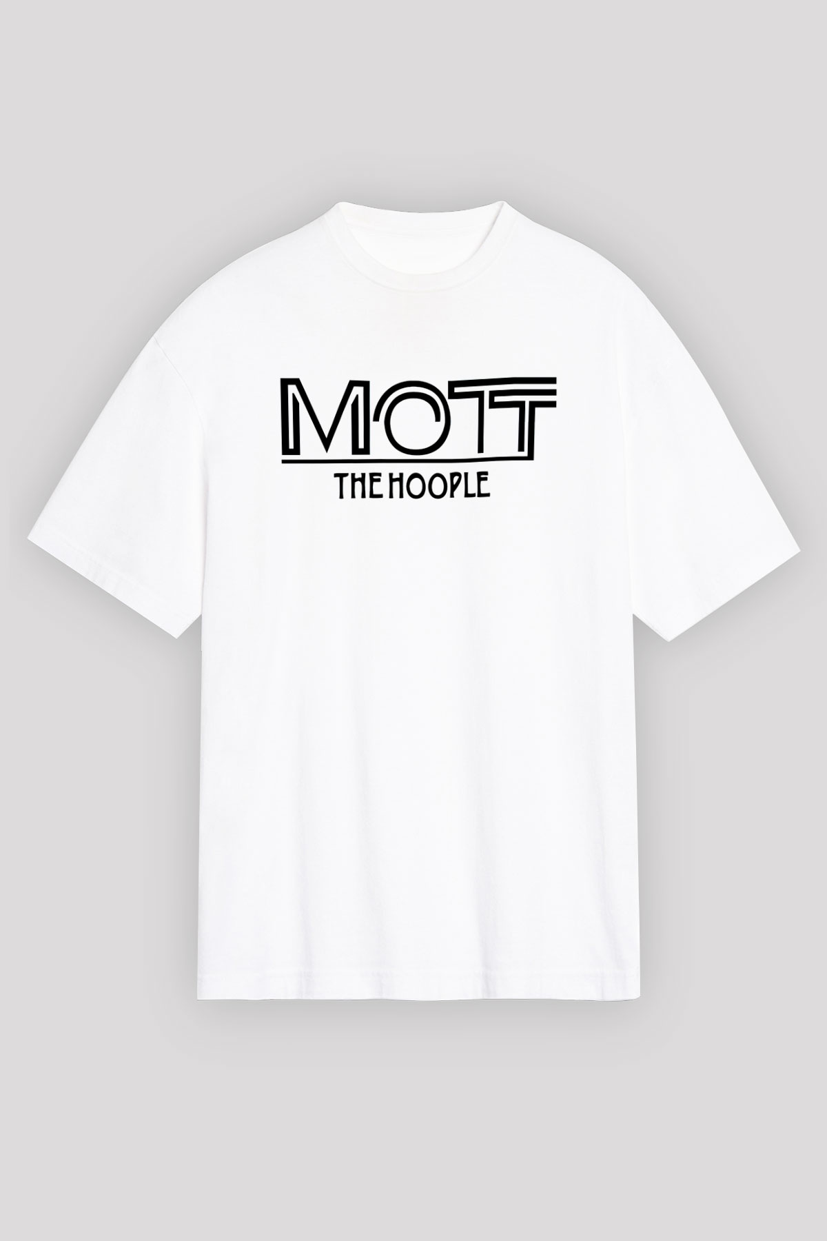 Mott the Hoople Beyaz Unisex Oversize Tişört T-Shirt
