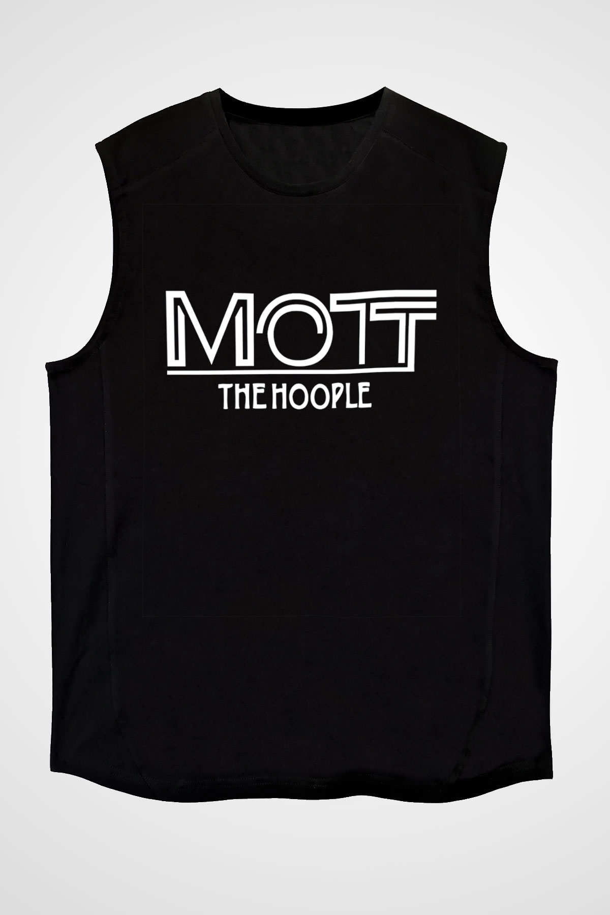 Mott the Hoople Siyah Unisex Kolsuz Tişört