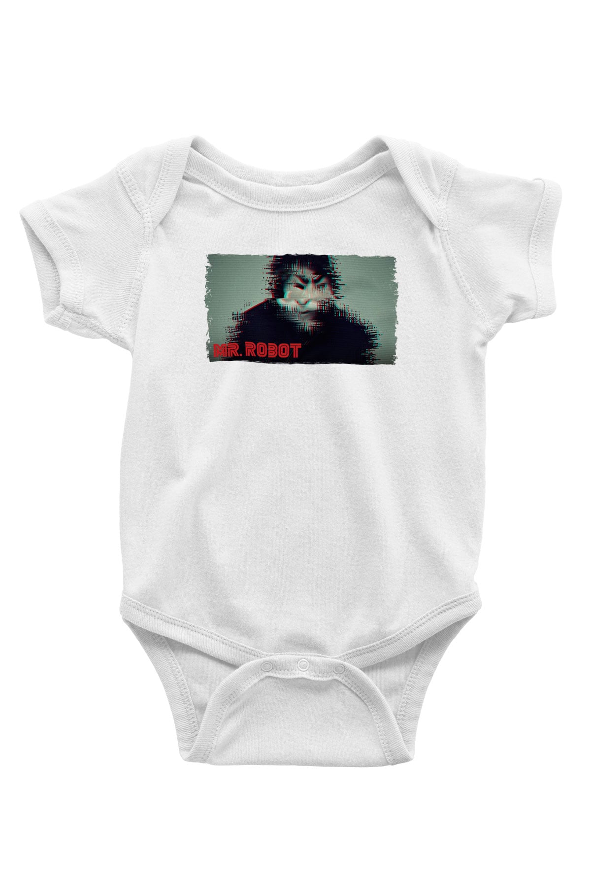 Mr. Robot Beyaz Bebek Body - Zıbın