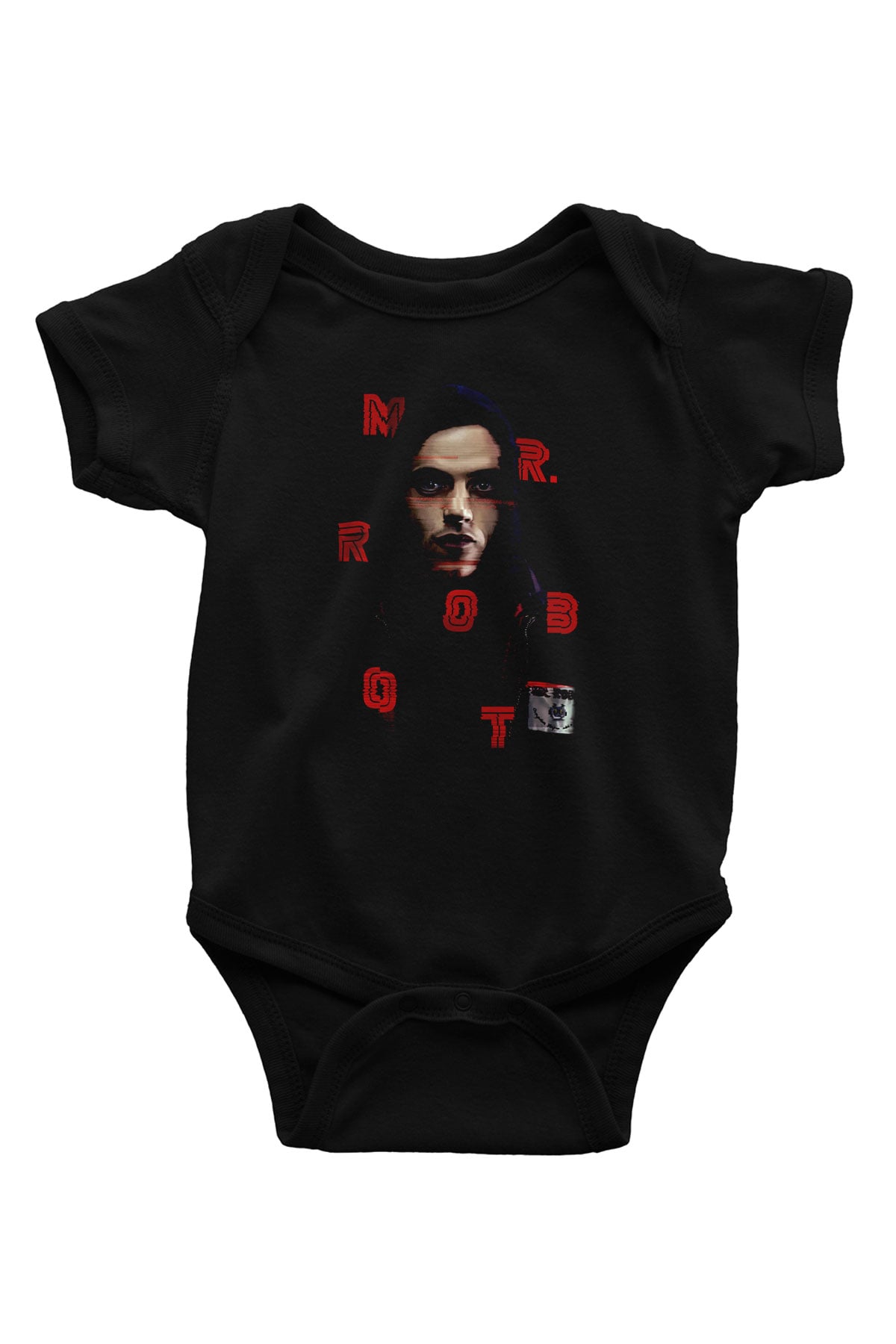 Mr. Robot Siyah Bebek Body - Zıbın